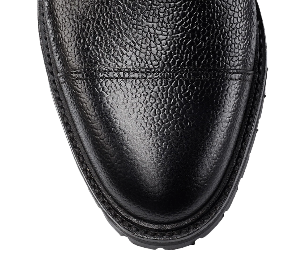 Aldershot Black Scotch Grain & Black Rough-Out Suede - Image 6
