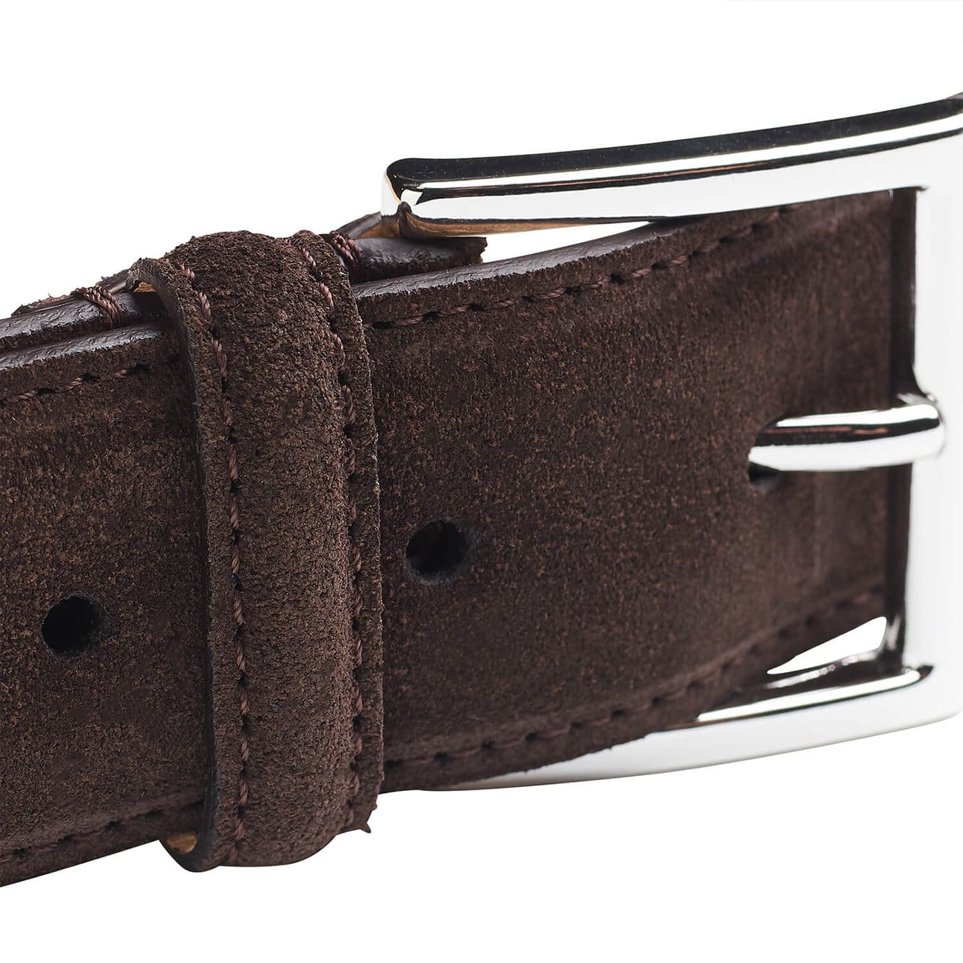 Belt Dark Brown Suede - Image 2