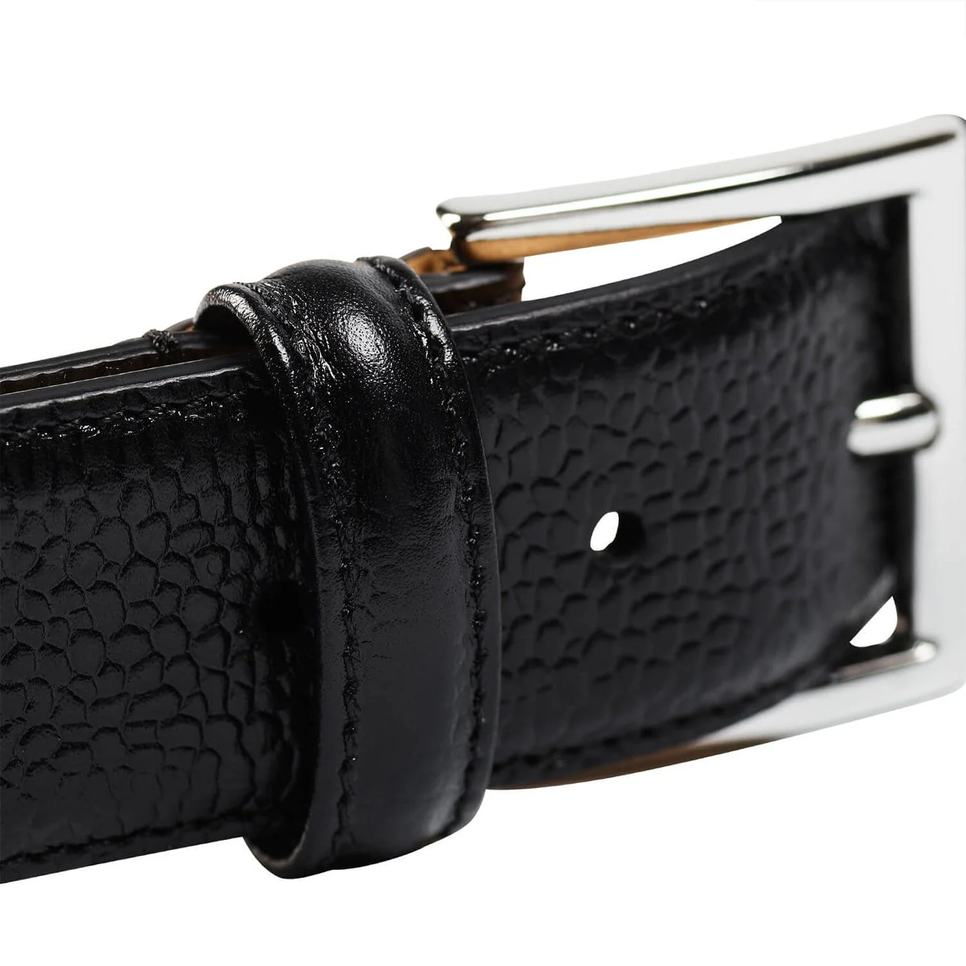 Belt Black Scotch Grain - Image 2