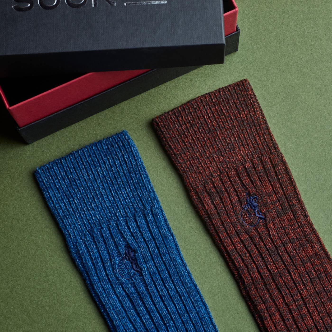 Boot Socks - 2 Pair Gift Box - Mixed - Image 2