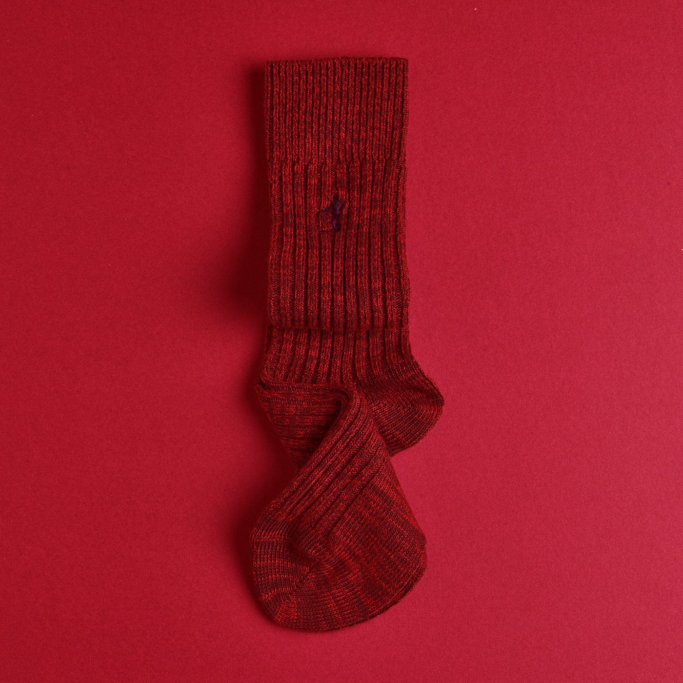 Boot Socks - Dark Red - Image 2