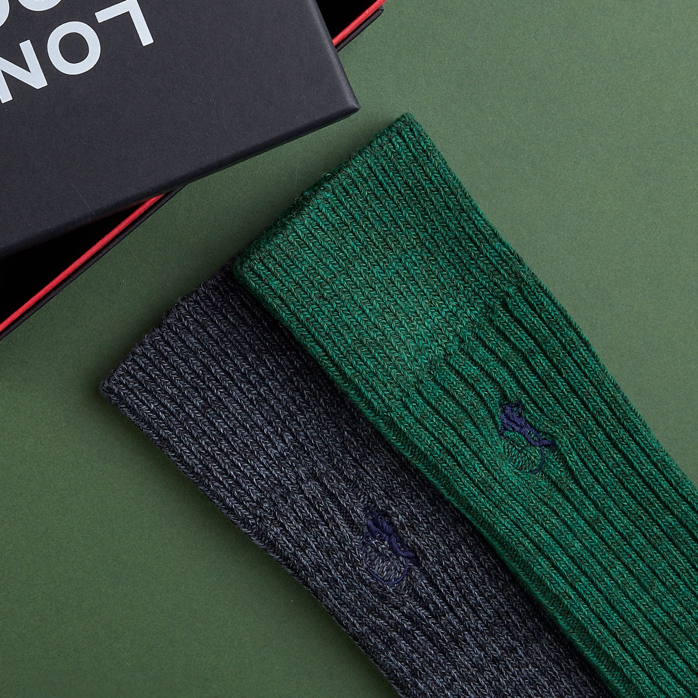 Boot Socks 2 Pair Gift Box - Image 2