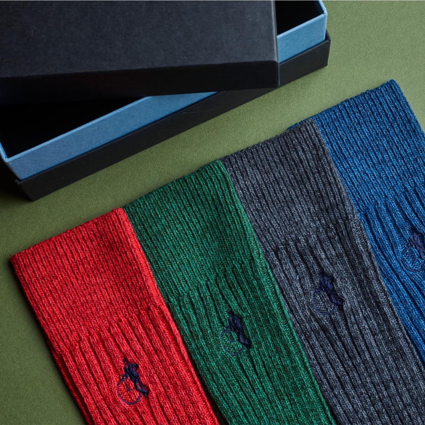 Boot Socks - 4 Pair Gift Box - Kew Collection - Image 2