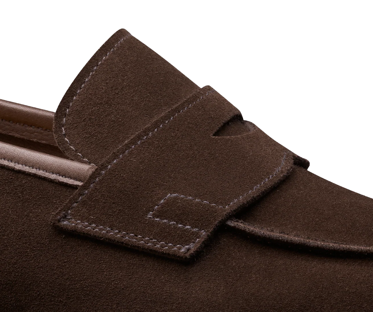 Cadogan Dark Brown Calf Suede - Image 7