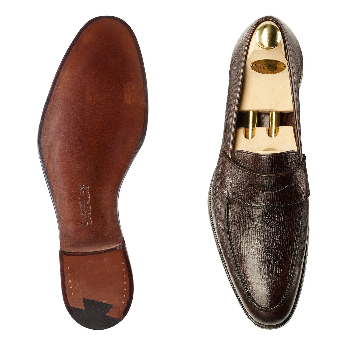 Cadogan Dark Brown Willow Grain - Image 2