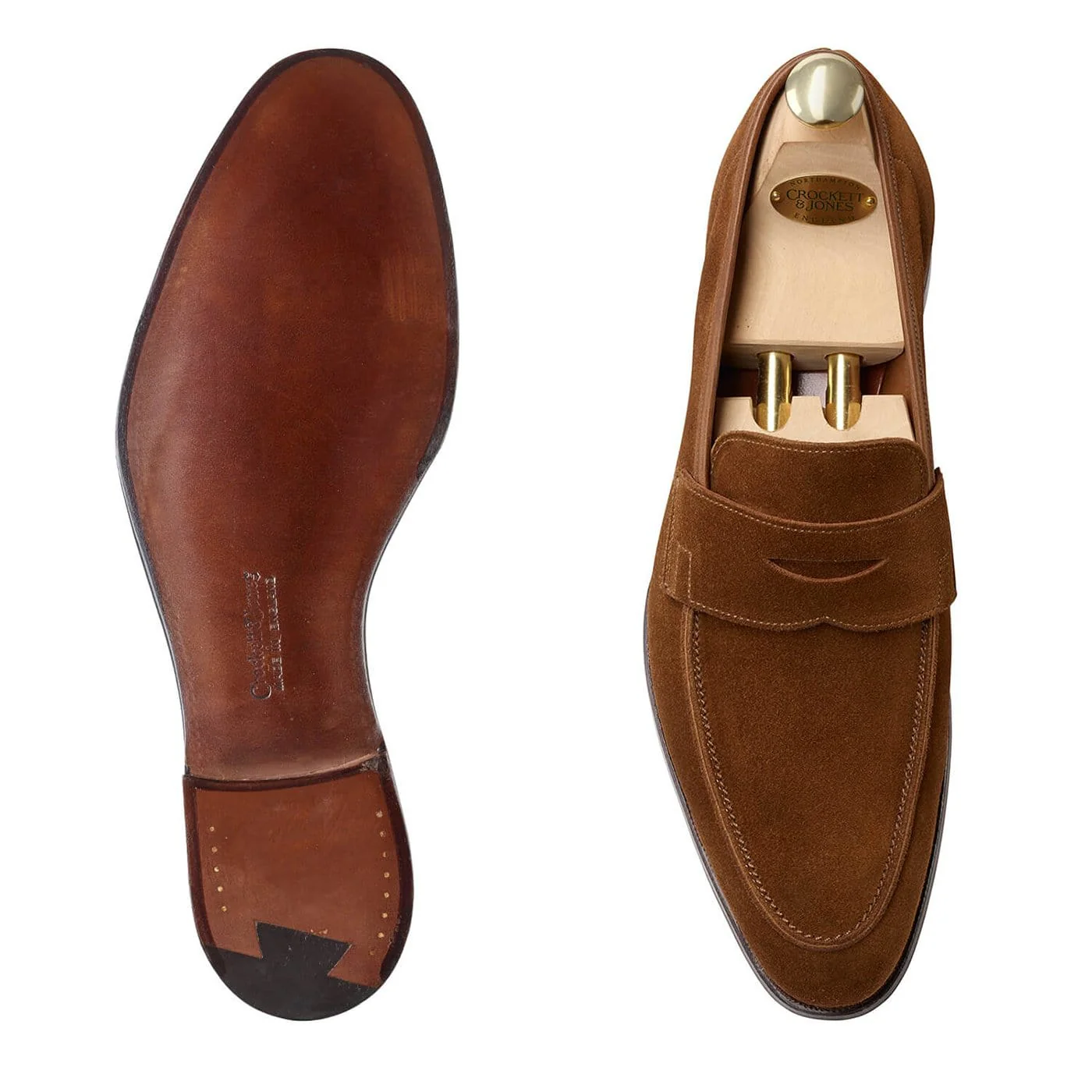 Cadogan Tobacco Calf Suede - Image 2