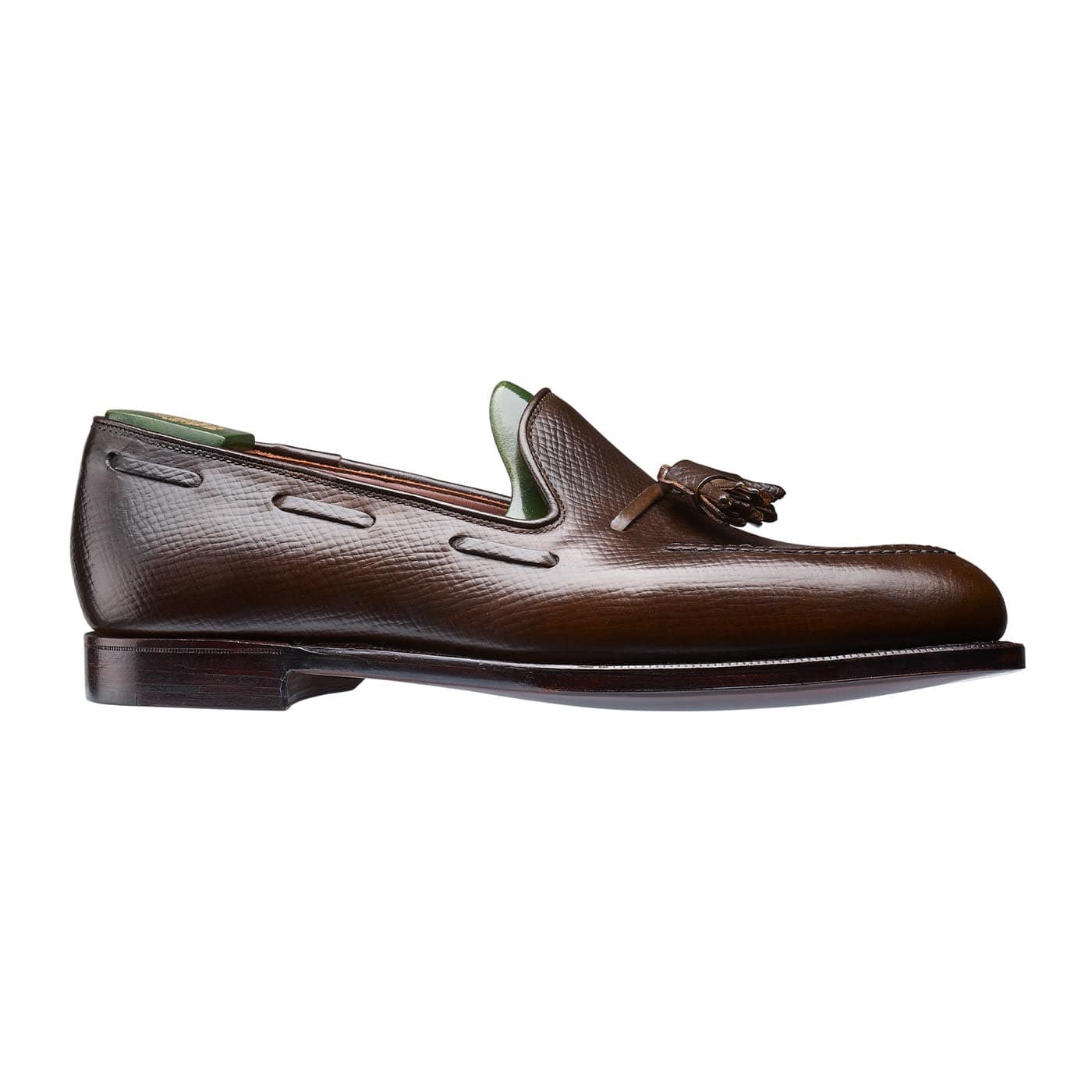 Cavendish 3 Dark Brown Hatch Grain Cordovan - Image 3