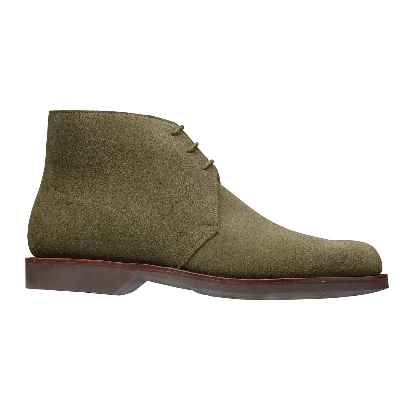 Chukka 4 Olive Reverse Butt Suede - Image 3