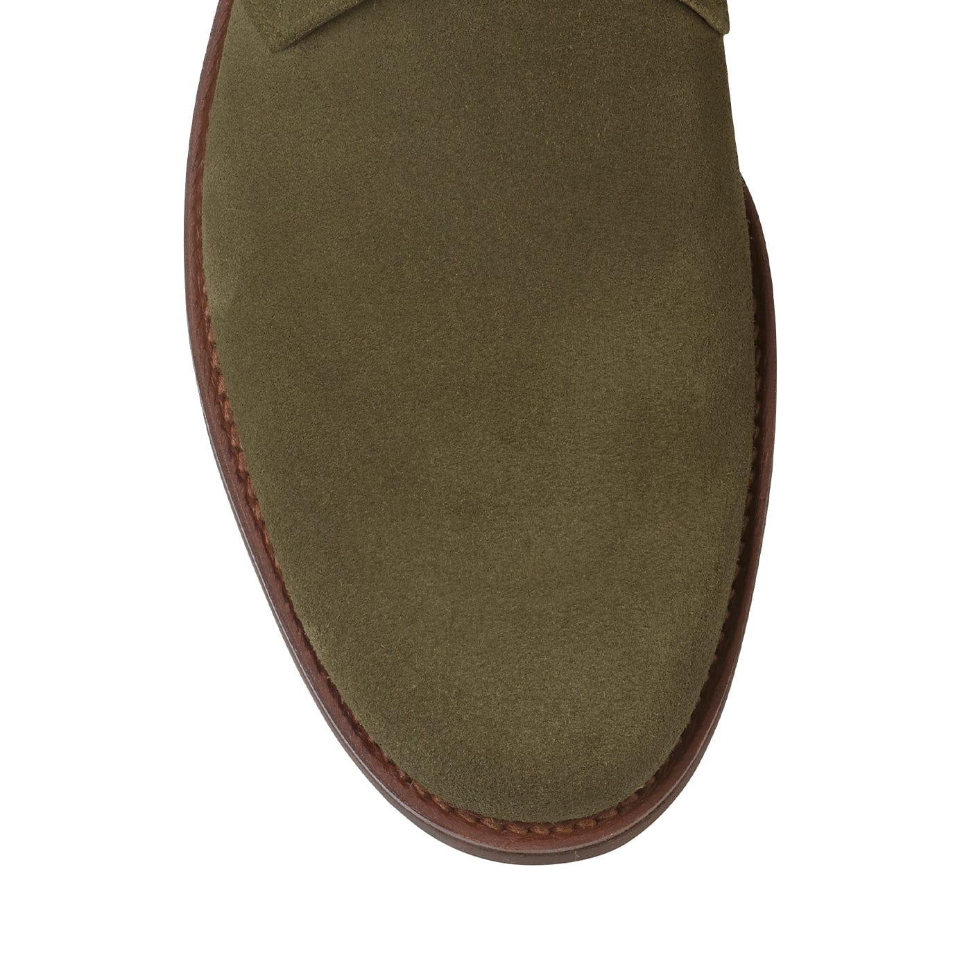Chukka 4 Olive Reverse Butt Suede - Image 4