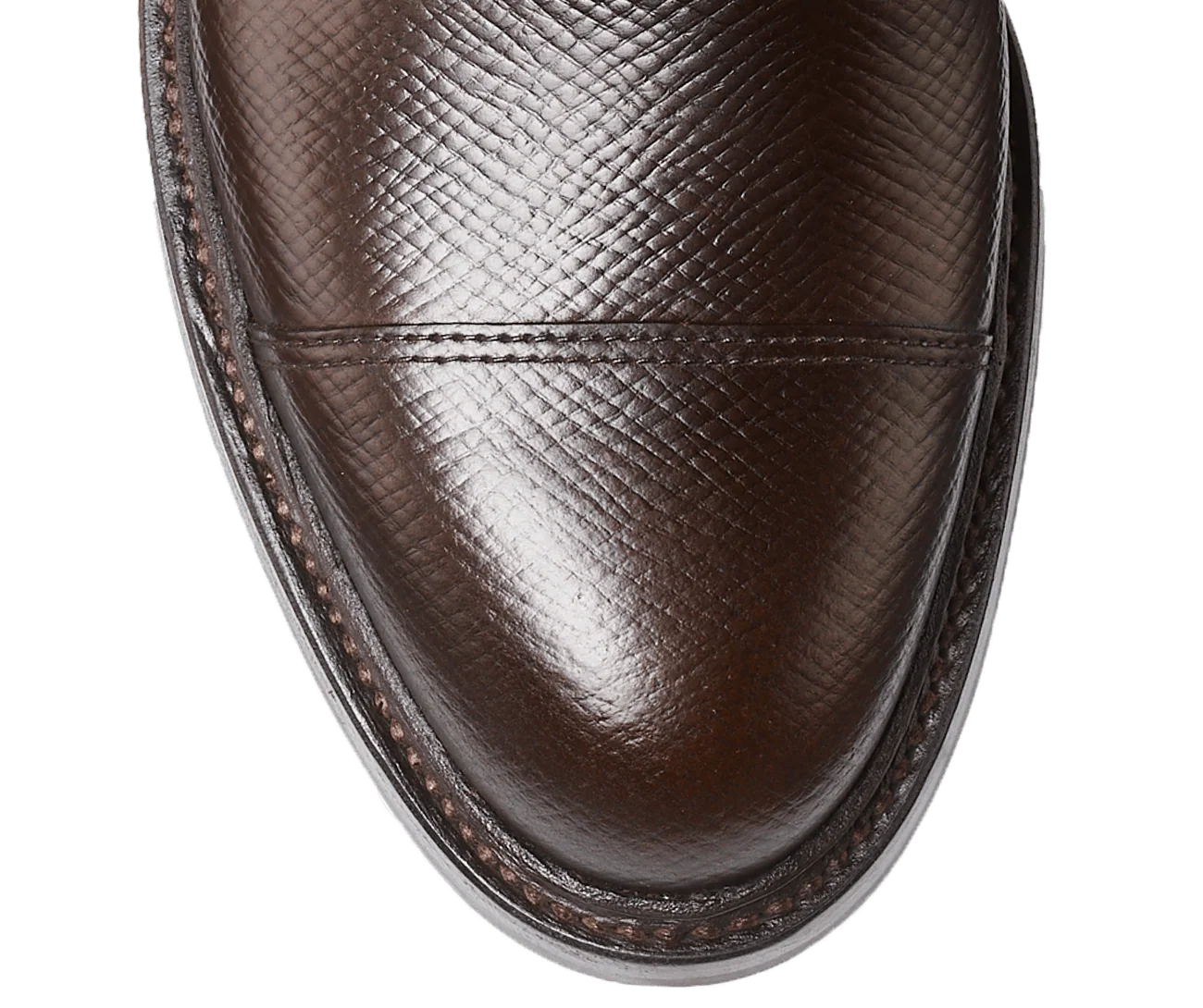 Coniston 2 Dark Brown Hatch Grain Cordovan - Image 6