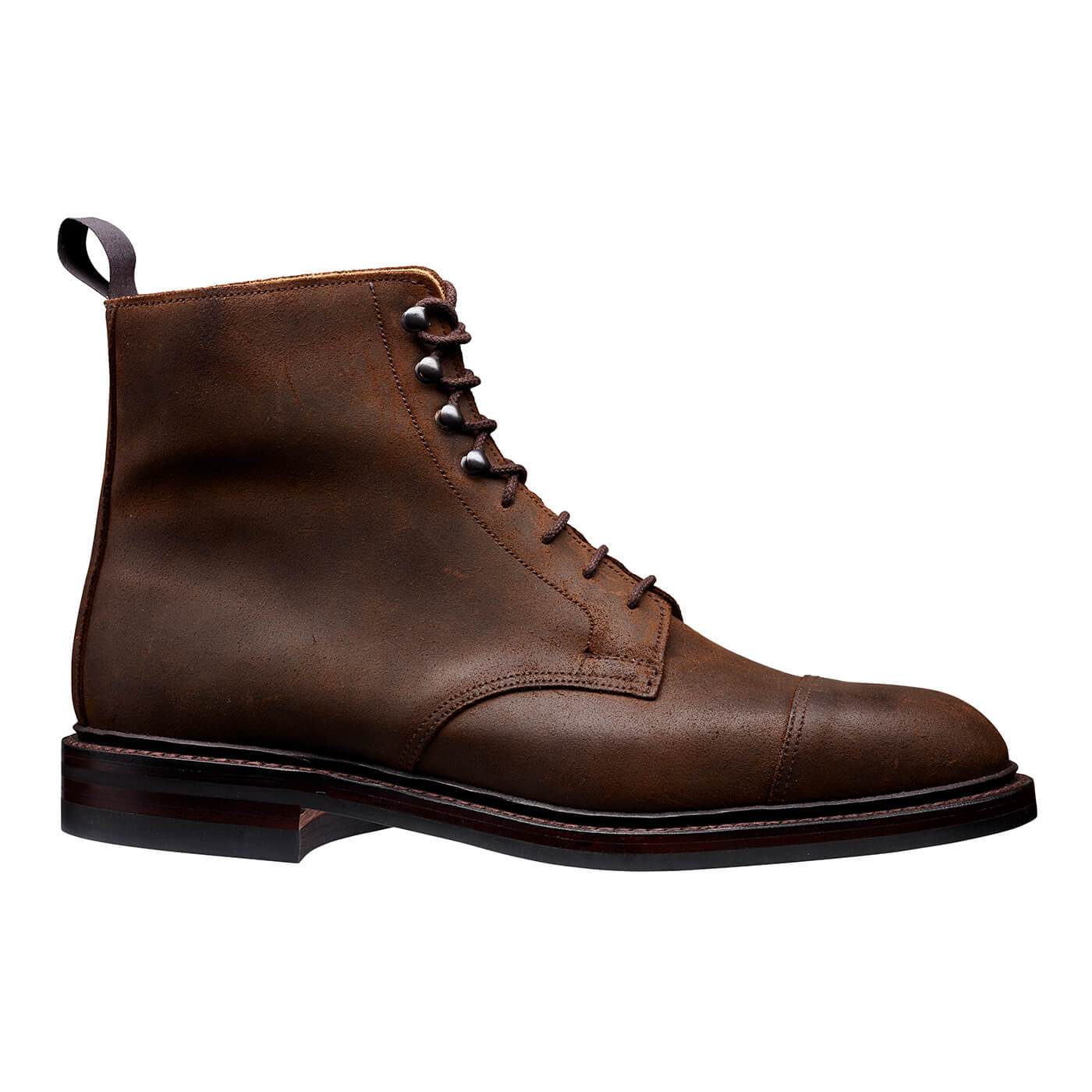 Coniston Dark Brown Rough-Out Suede - Image 3