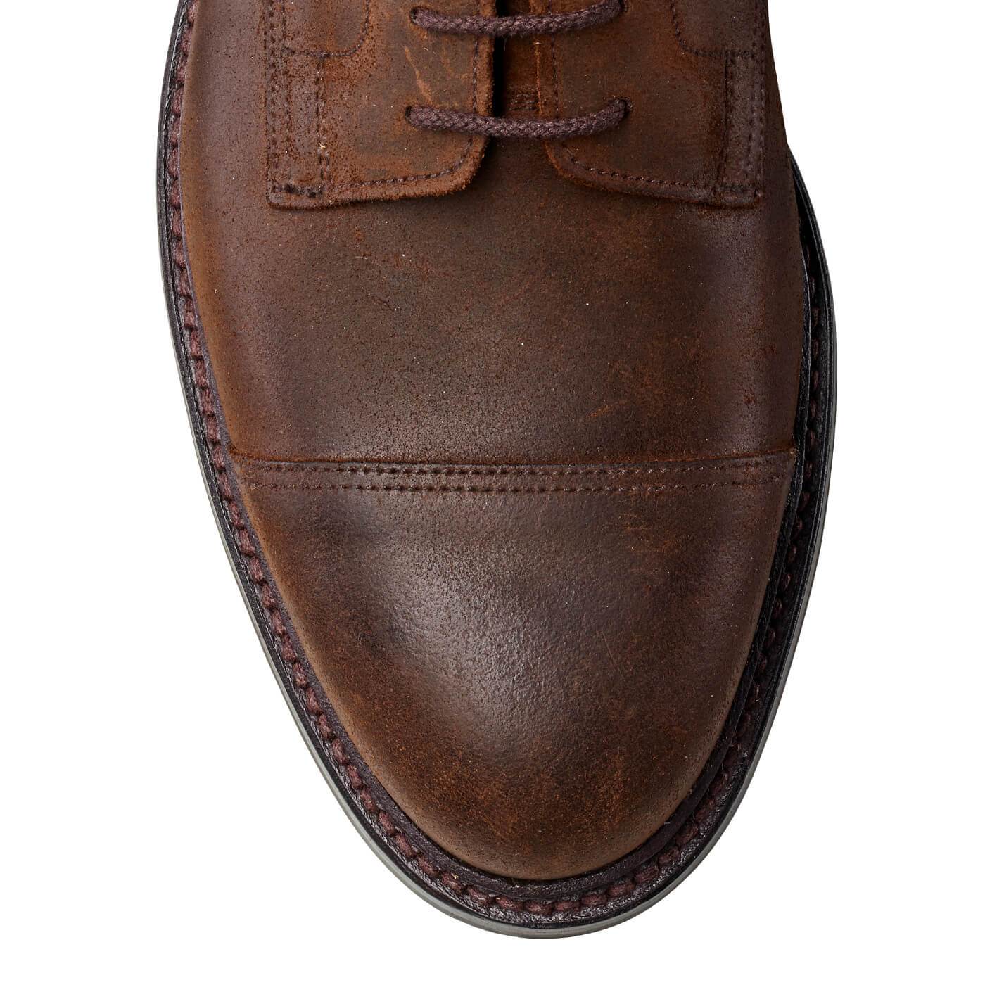 Coniston Dark Brown Rough-Out Suede - Image 4
