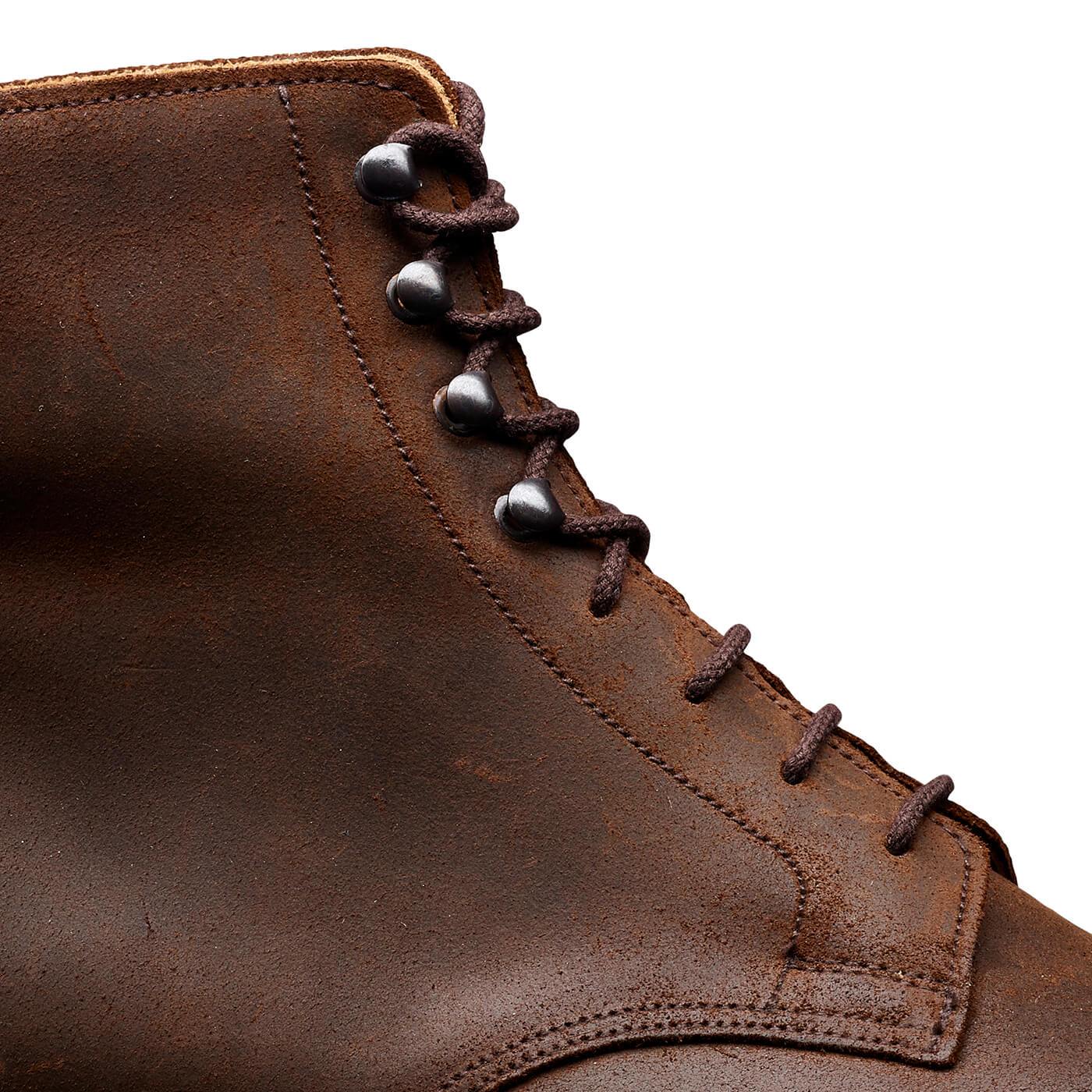 Coniston Dark Brown Rough-Out Suede - Image 5