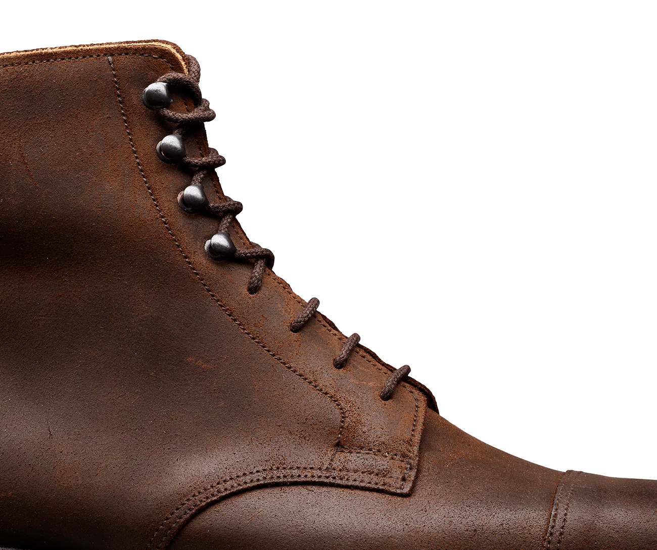 Coniston Dark Brown Rough-Out Suede - Image 7