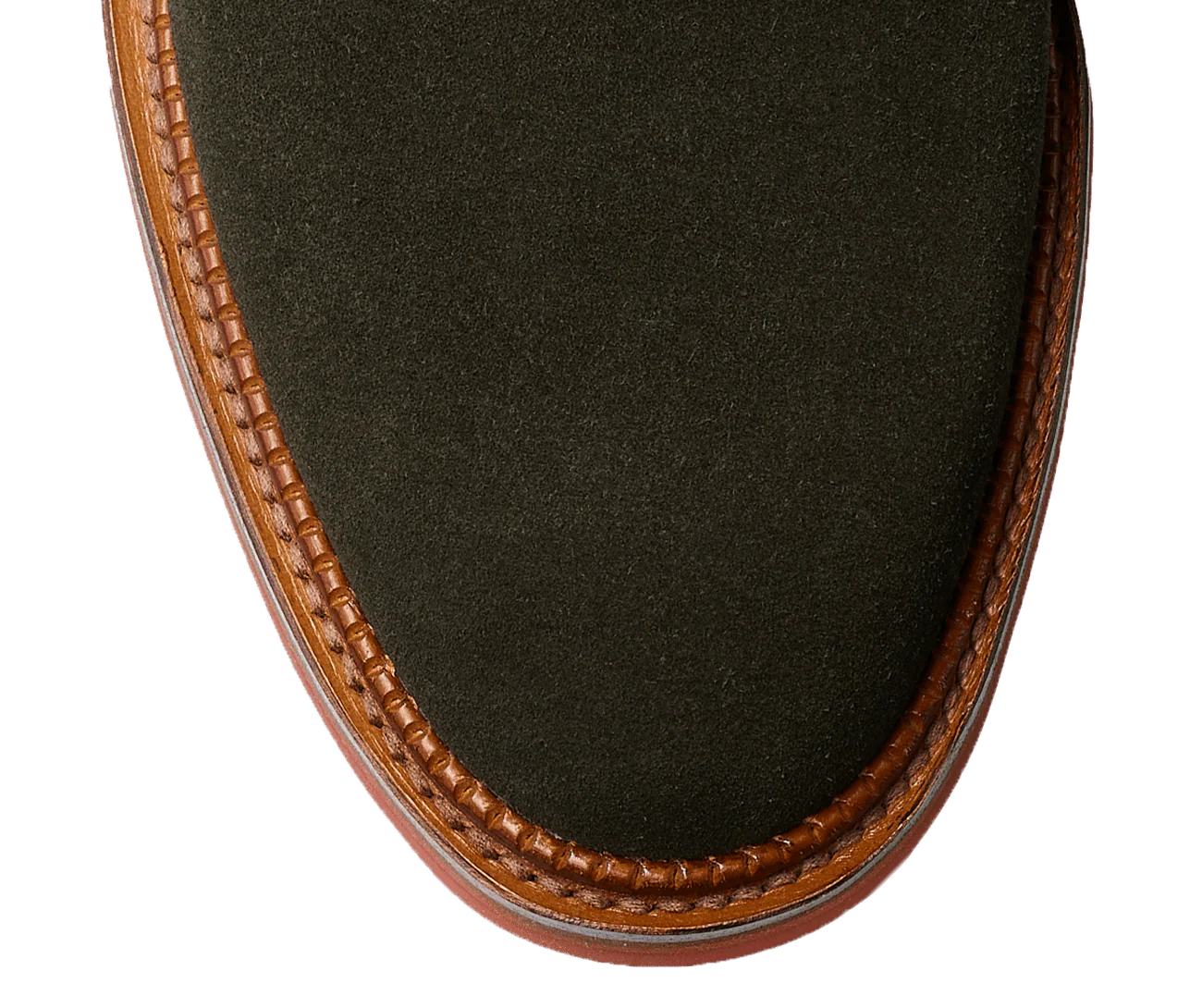 Cornell Earth Green Suede - Image 6