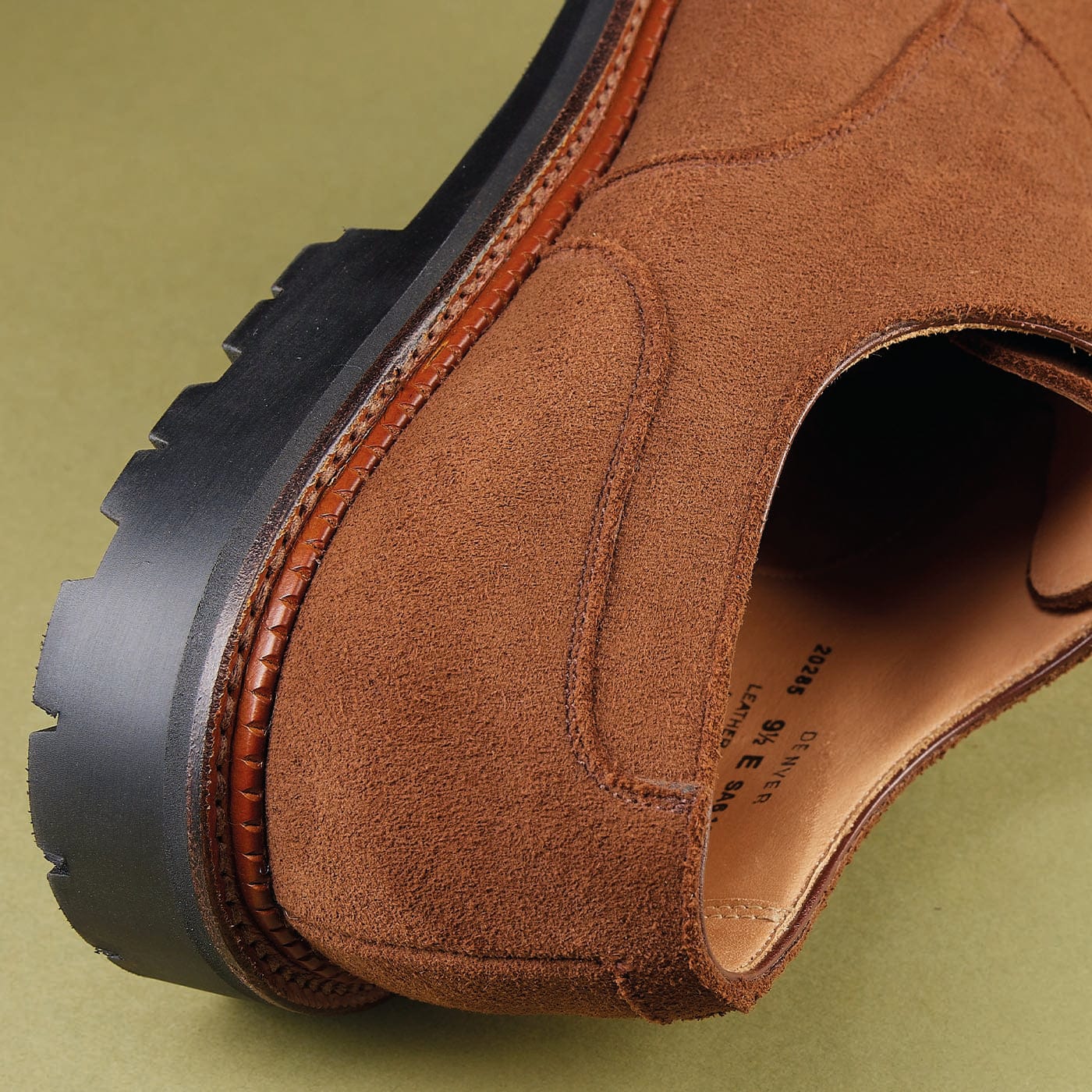 Denver Tobacco Deer Skin Suede - Image 4