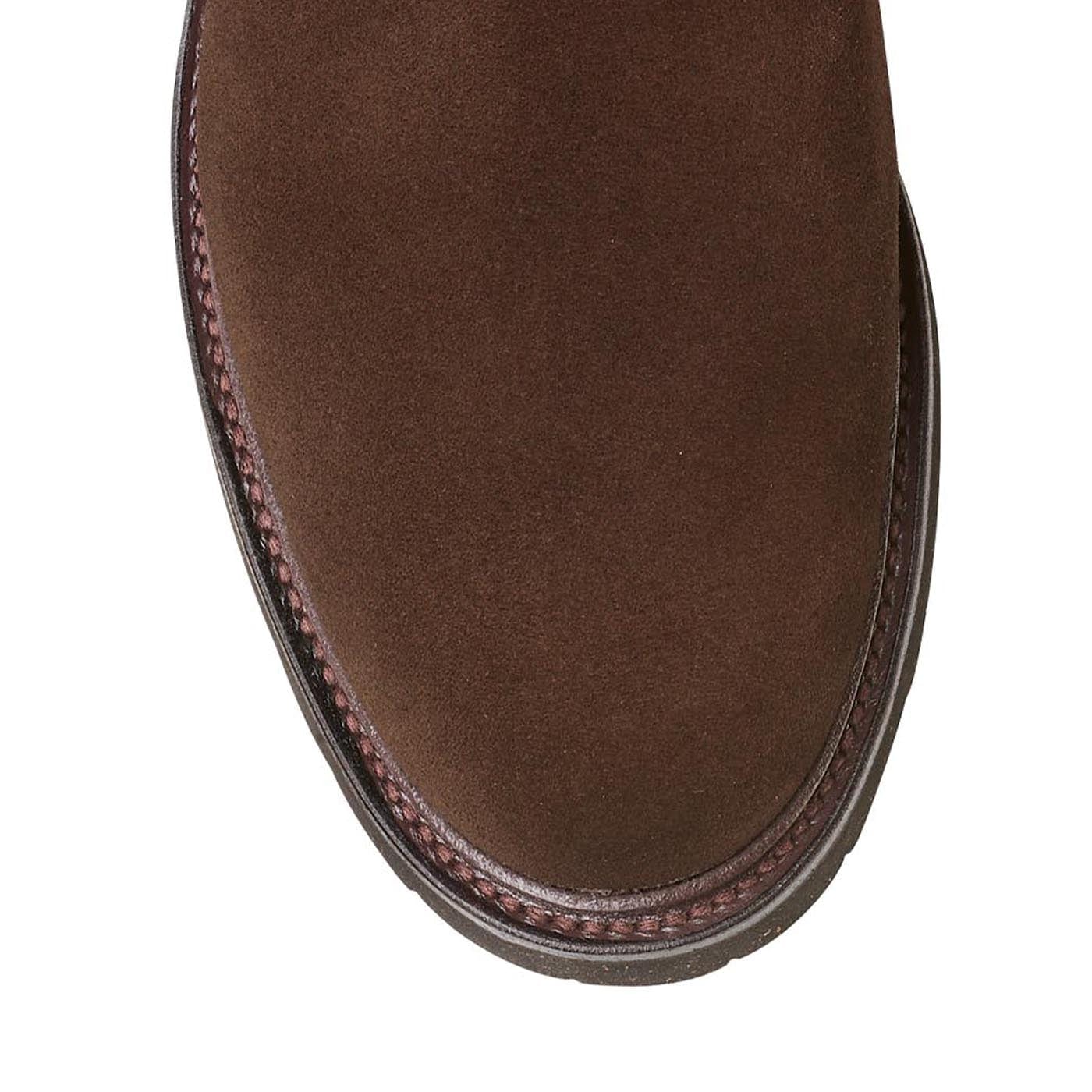 Elgin Dark Brown Suede - Image 4
