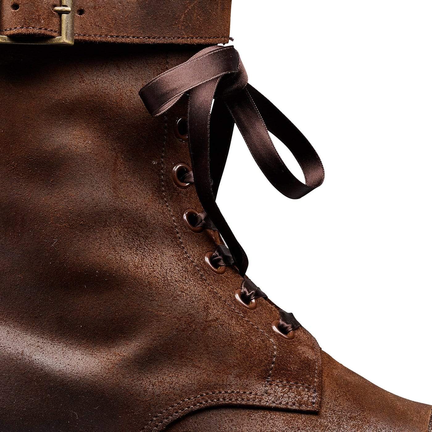 Ella Dark Brown Rough-Out Suede - Image 5