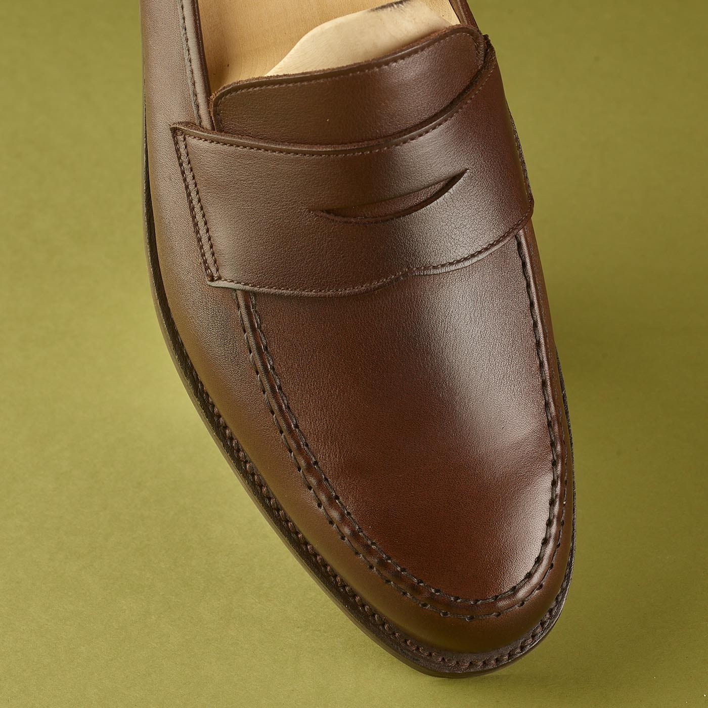 Harvard 2 Dark Brown Milled Calf - Image 4