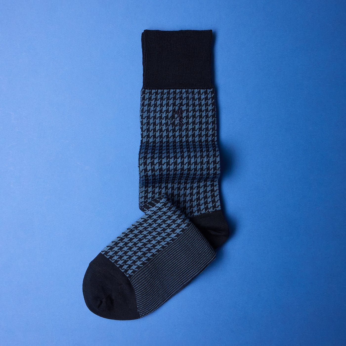Houndstooth Socks - Blue - Image 2