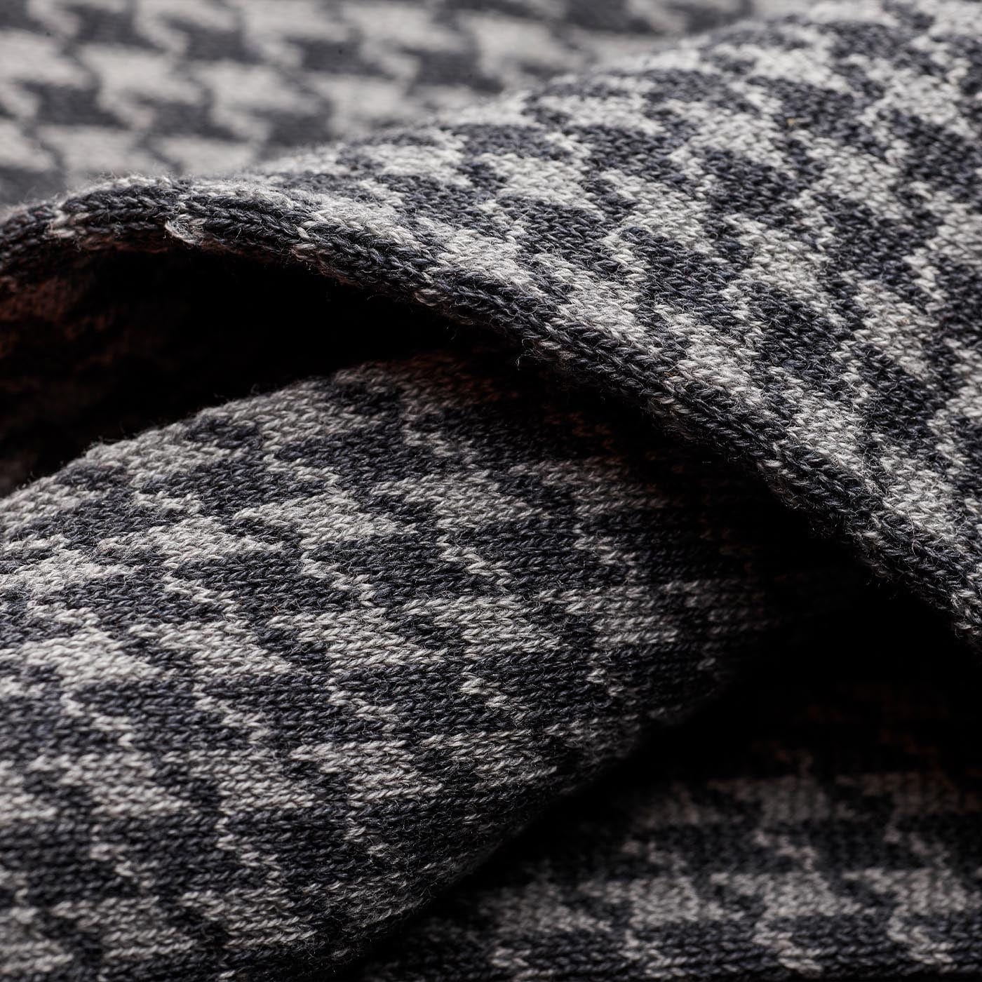 Houndstooth Socks - Grey - Image 3