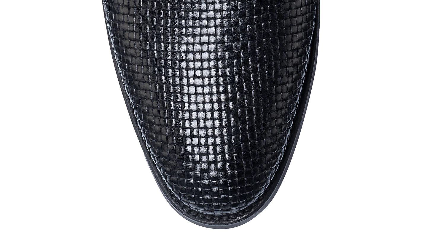 Kensington Black Woven Calf - Image 6