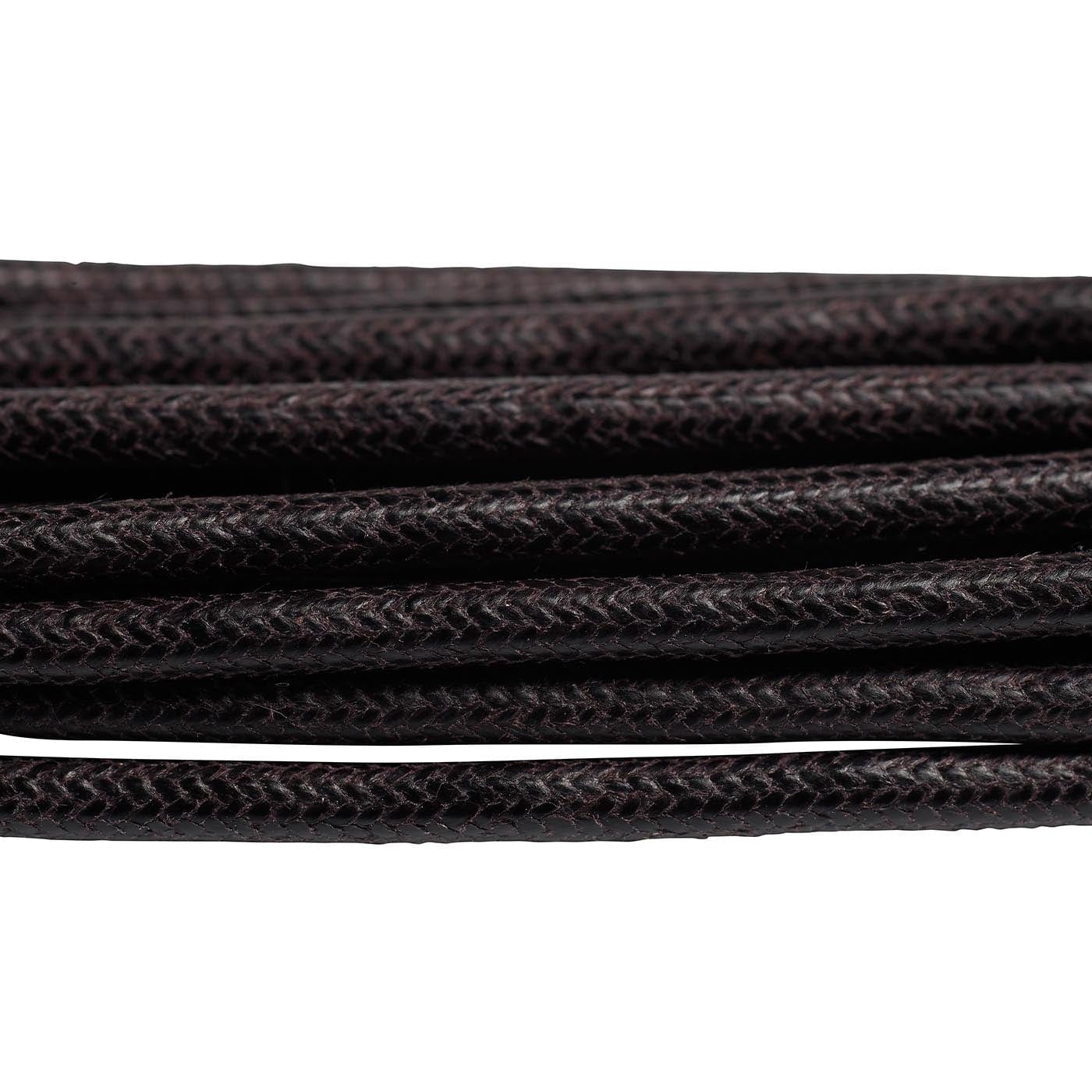 Dark Brown Wax Laces - 60cm - Image 2