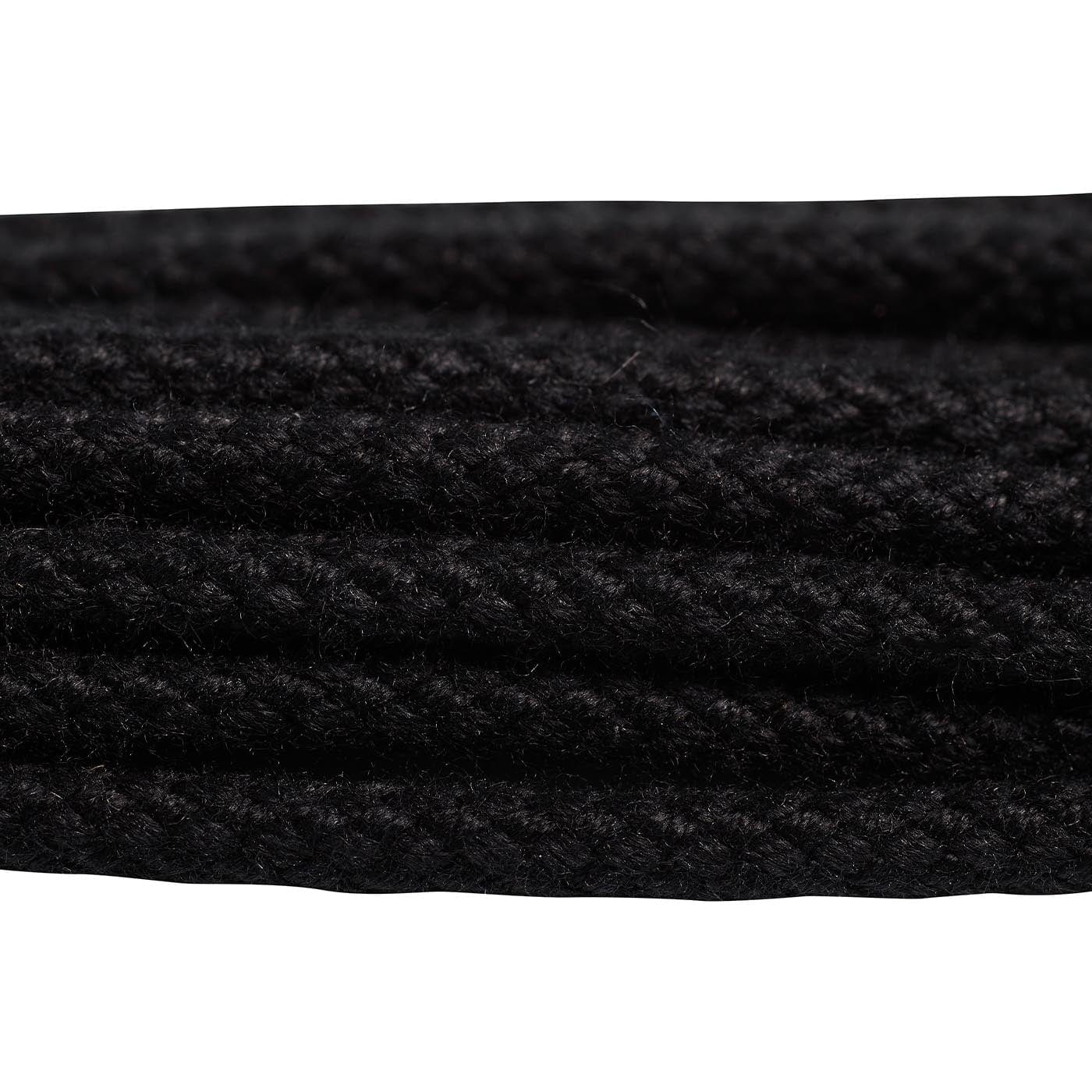 Black Braided Laces - 70cm - Image 2