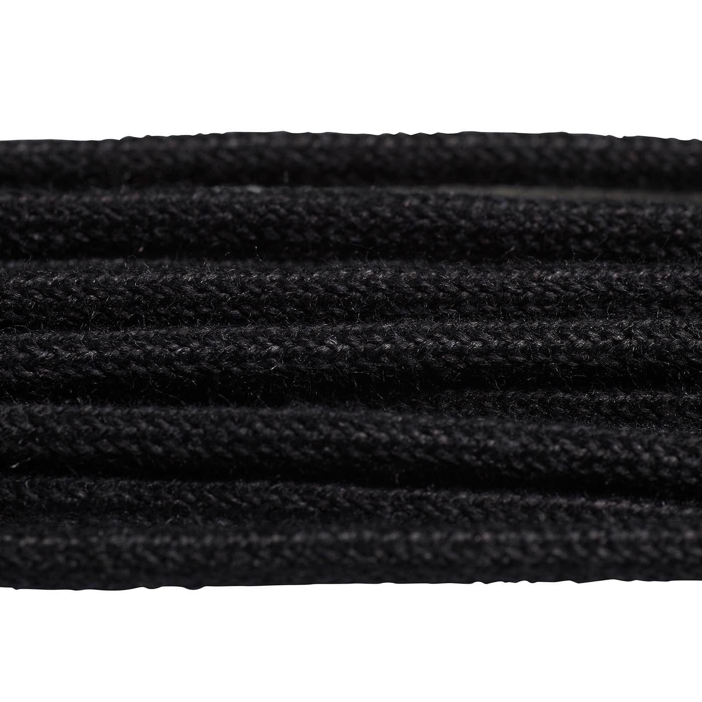 Black Cotton Laces - 70cm - Image 2