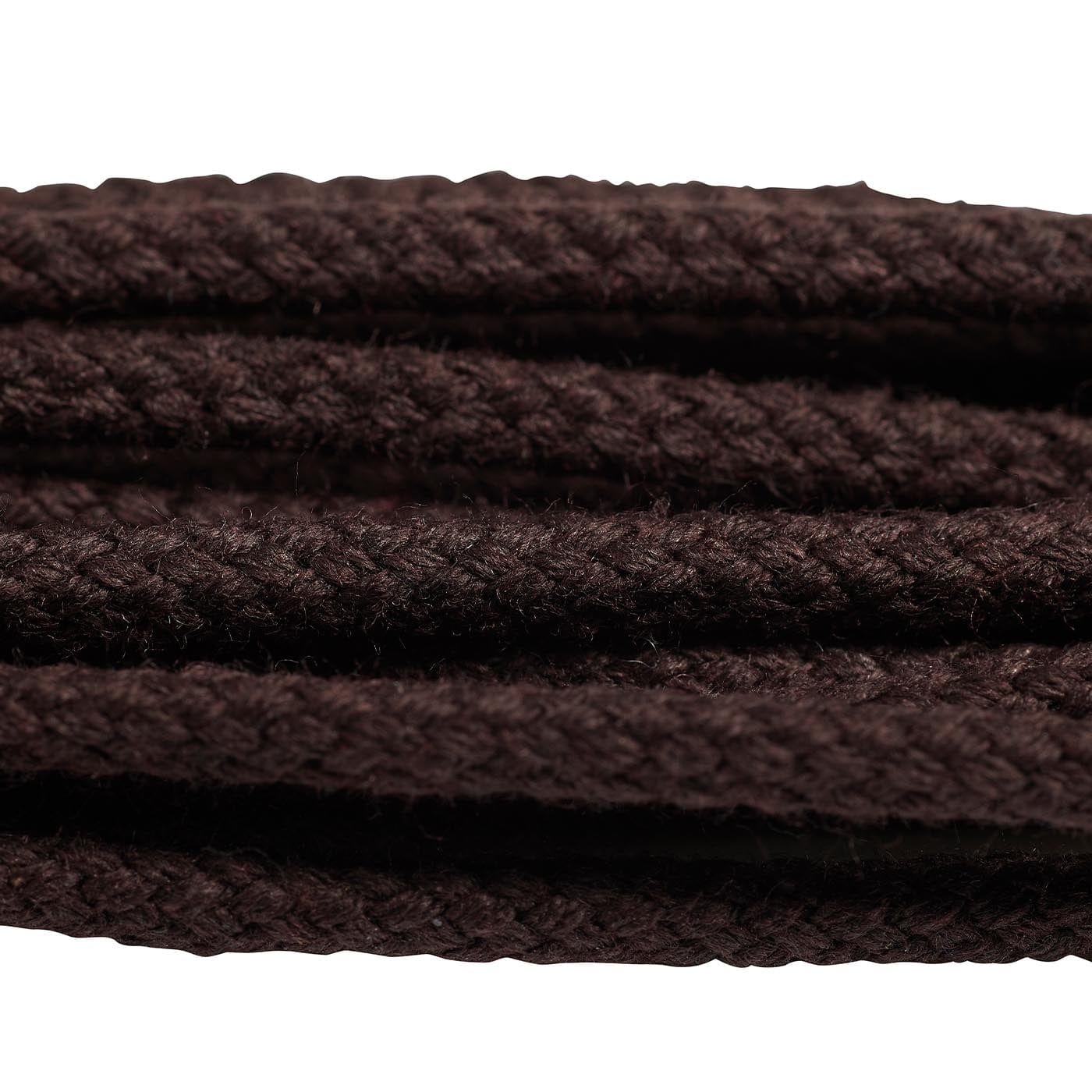 Dark Brown Cotton Laces - 70cm - Image 2