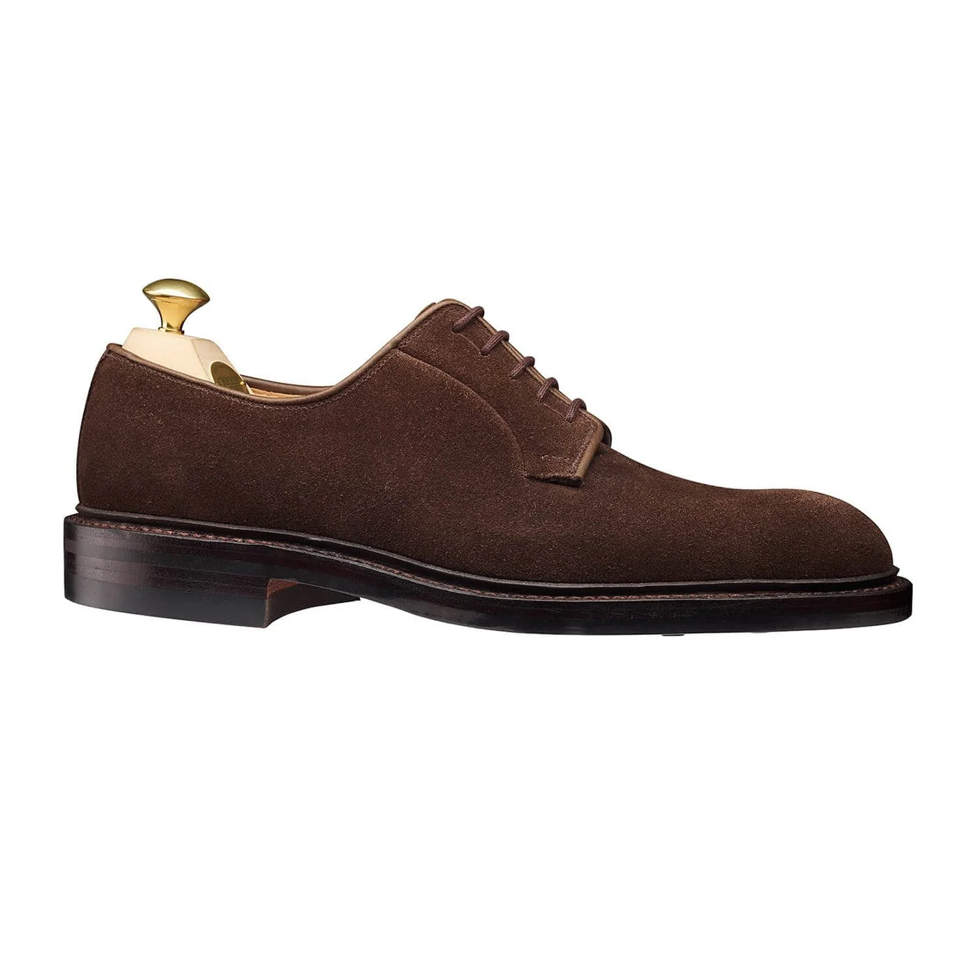 Lanark 3 Dark Brown Suede - Image 3