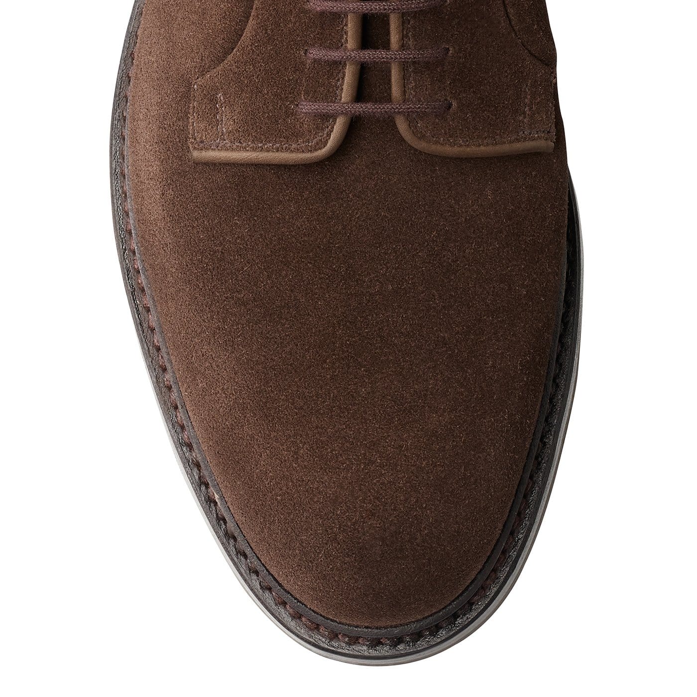 Lanark 3 Dark Brown Suede - Image 4