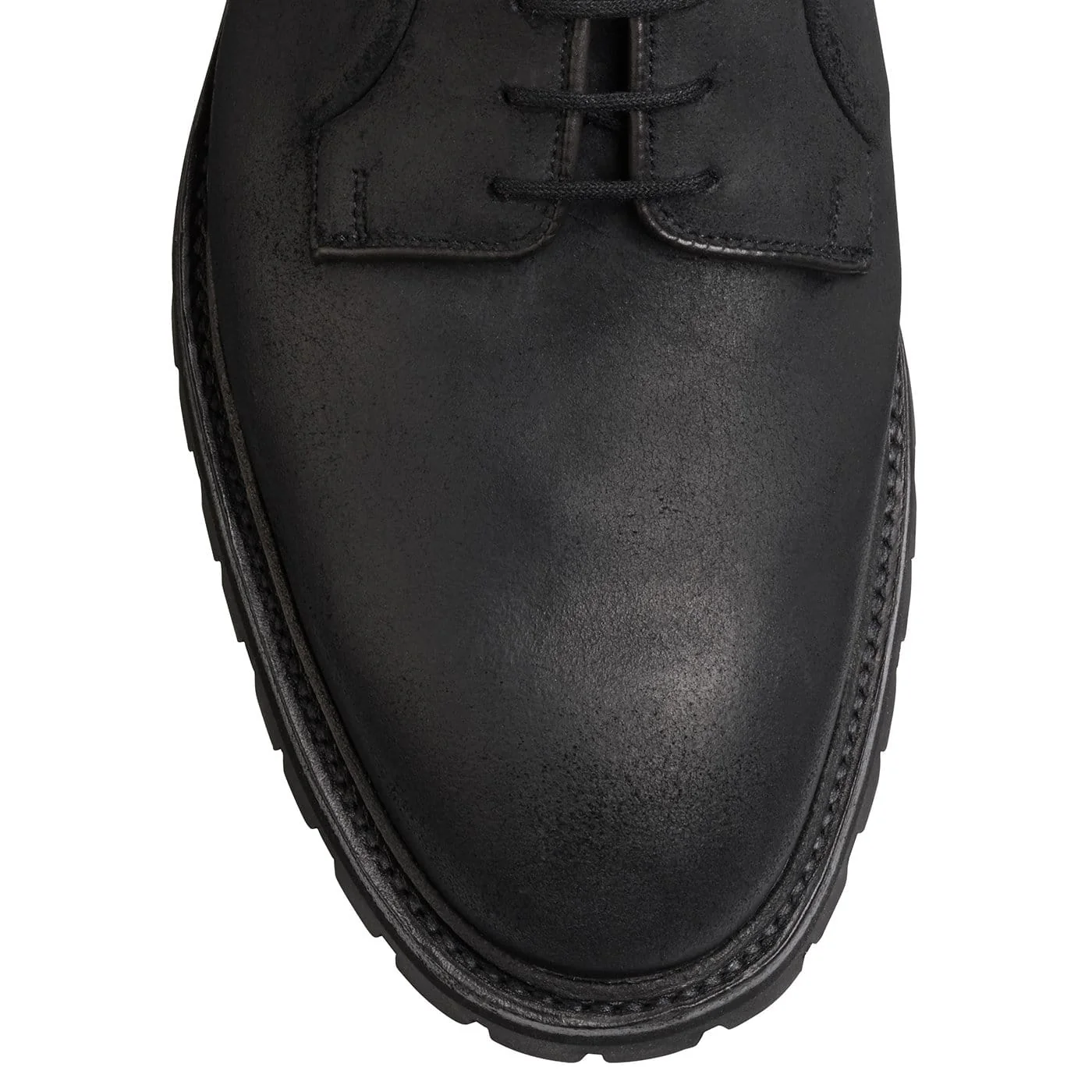 Lanark 3 Black Rough-Out Suede - Image 4