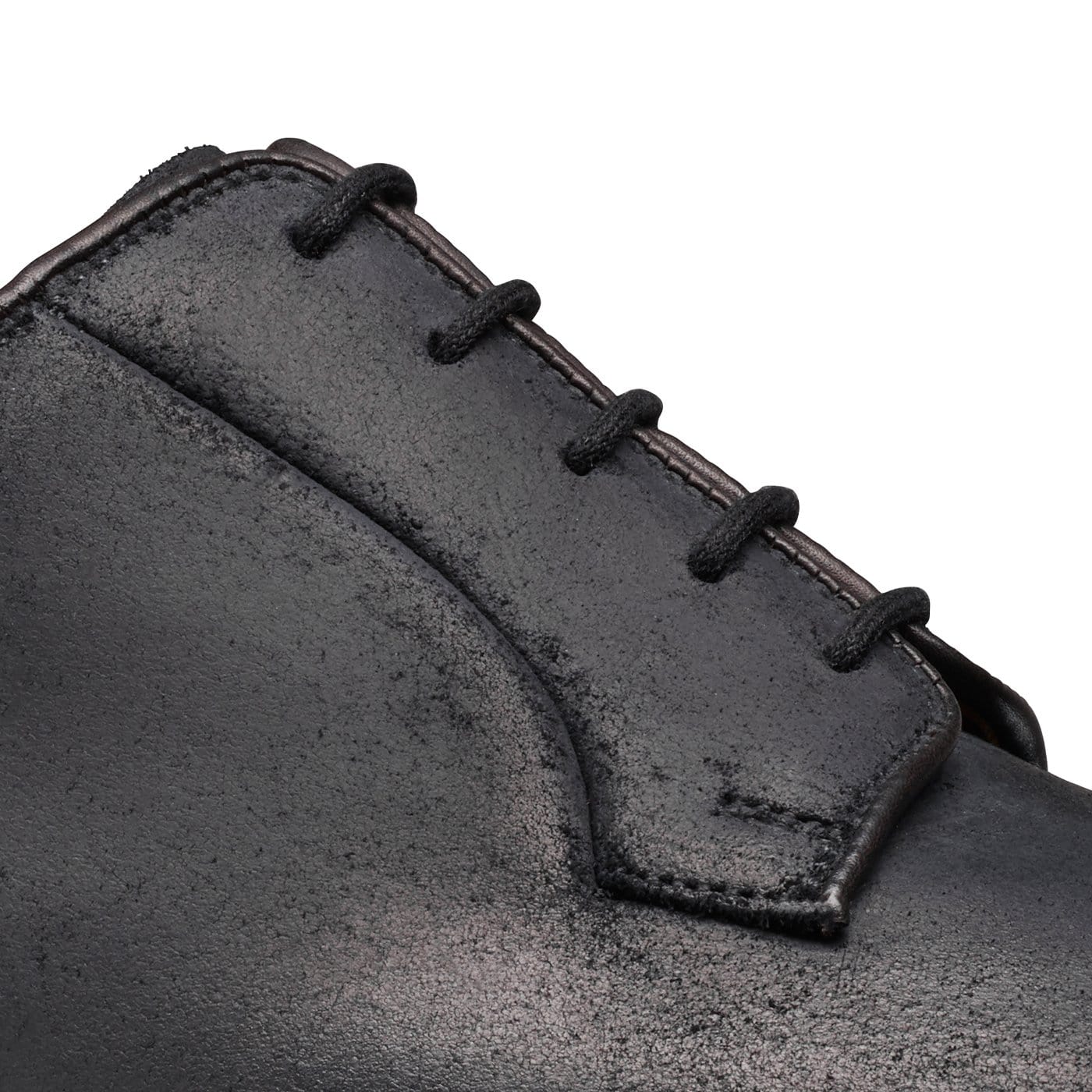 Lanark 3 Black Rough-Out Suede - Image 5