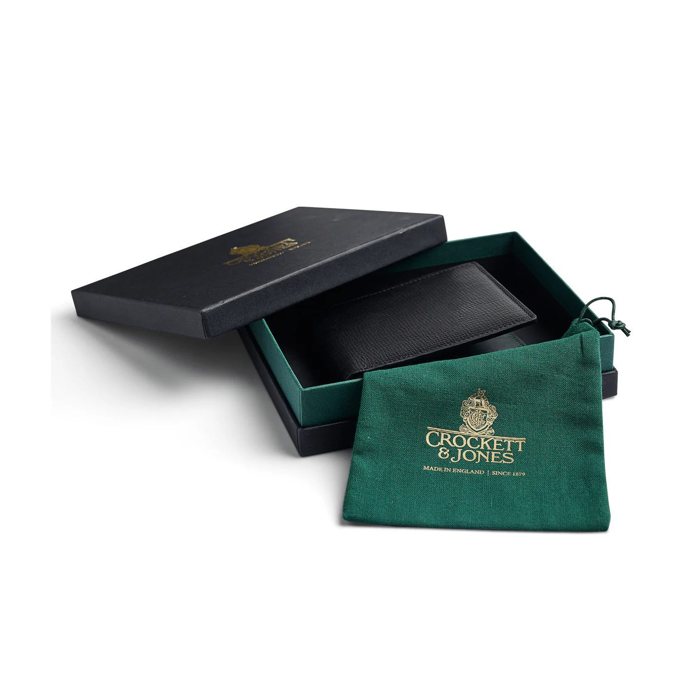 Billfold Wallet Black Willow Grain - Image 4
