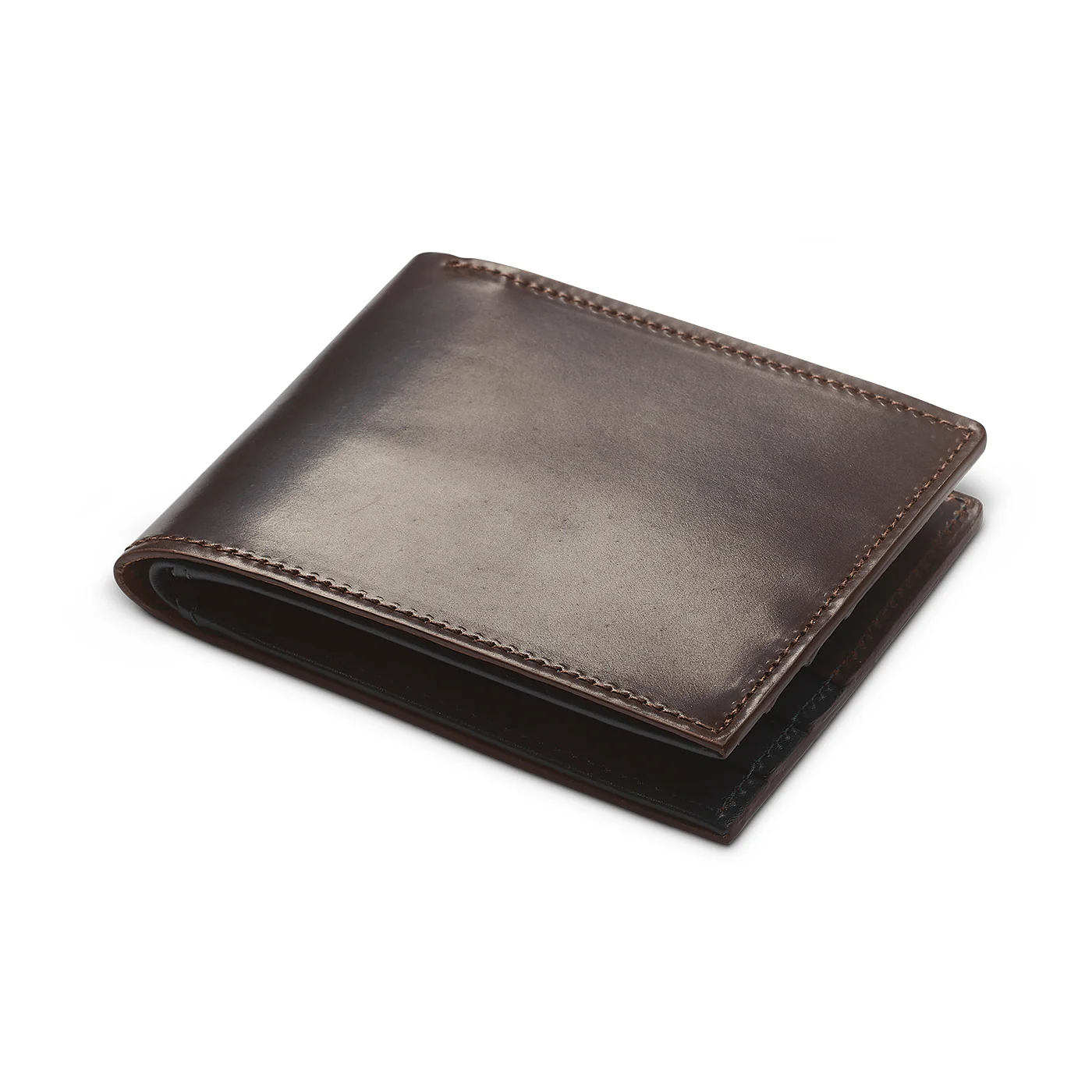 Billfold Wallet Dark Brown Cordovan - Image 2