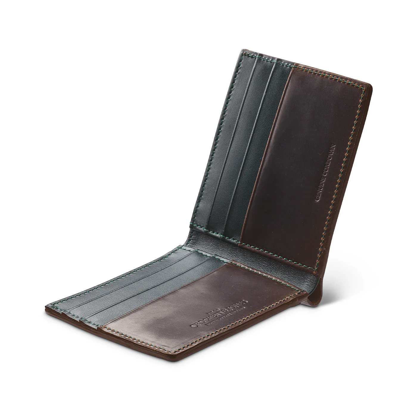 Billfold Wallet Dark Brown Cordovan - Image 3