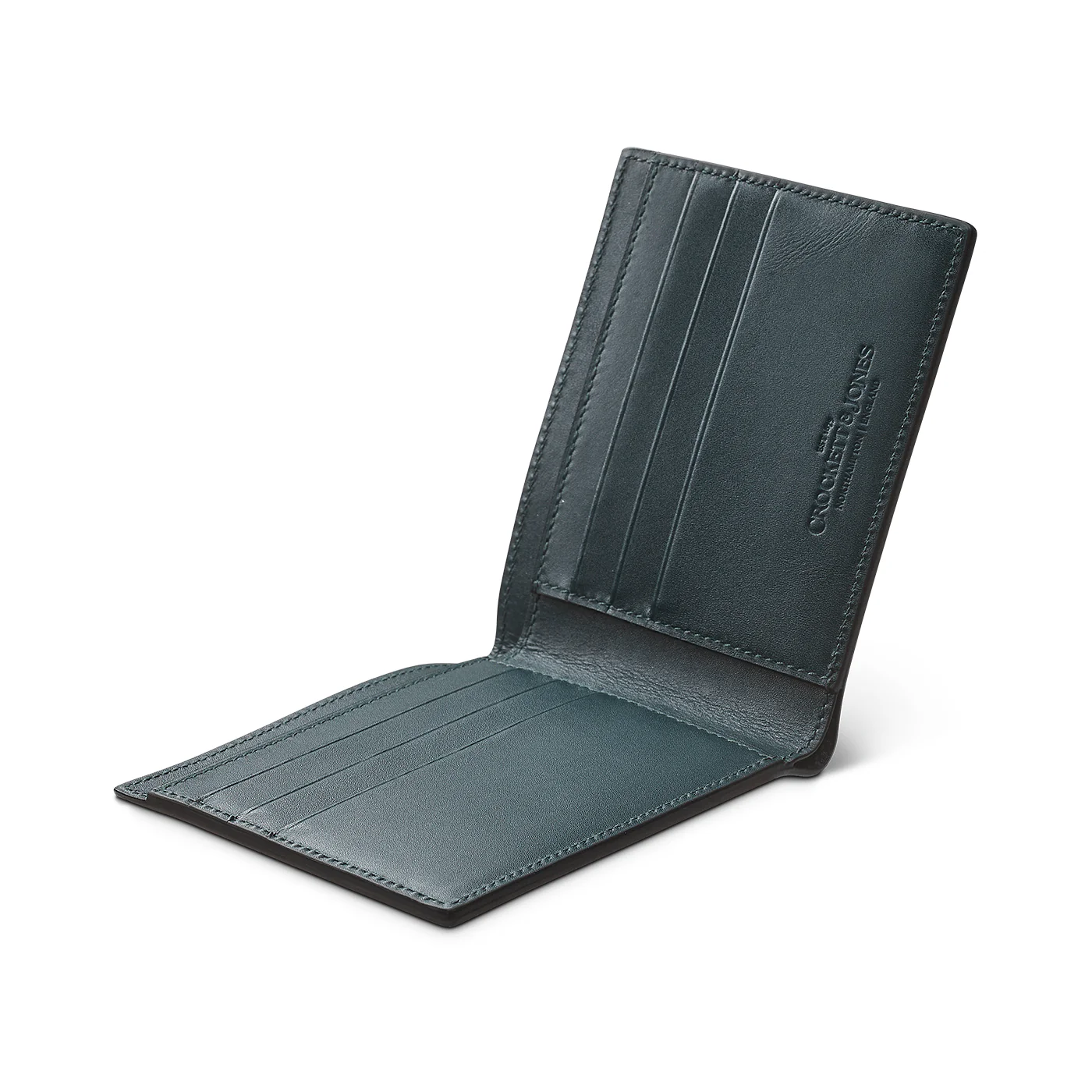 Billfold Wallet Dark Brown Willow Grain - Image 3