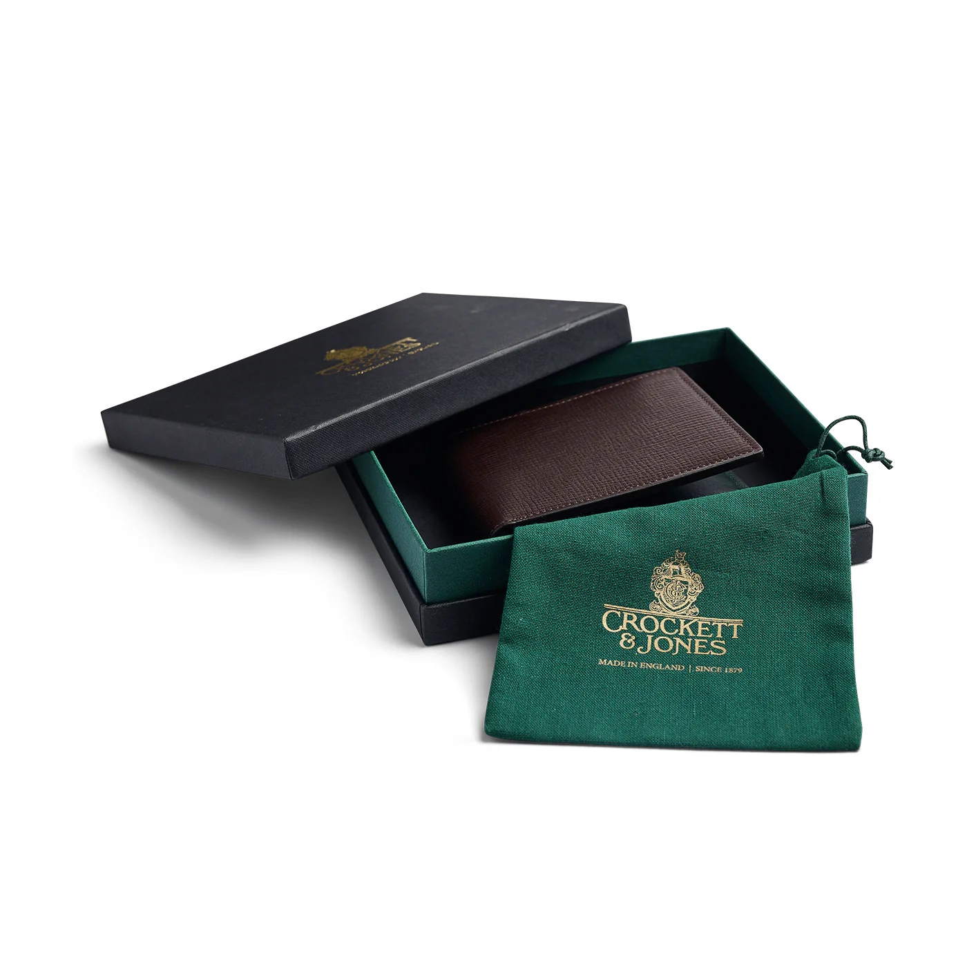 Billfold Wallet Dark Brown Willow Grain - Image 4