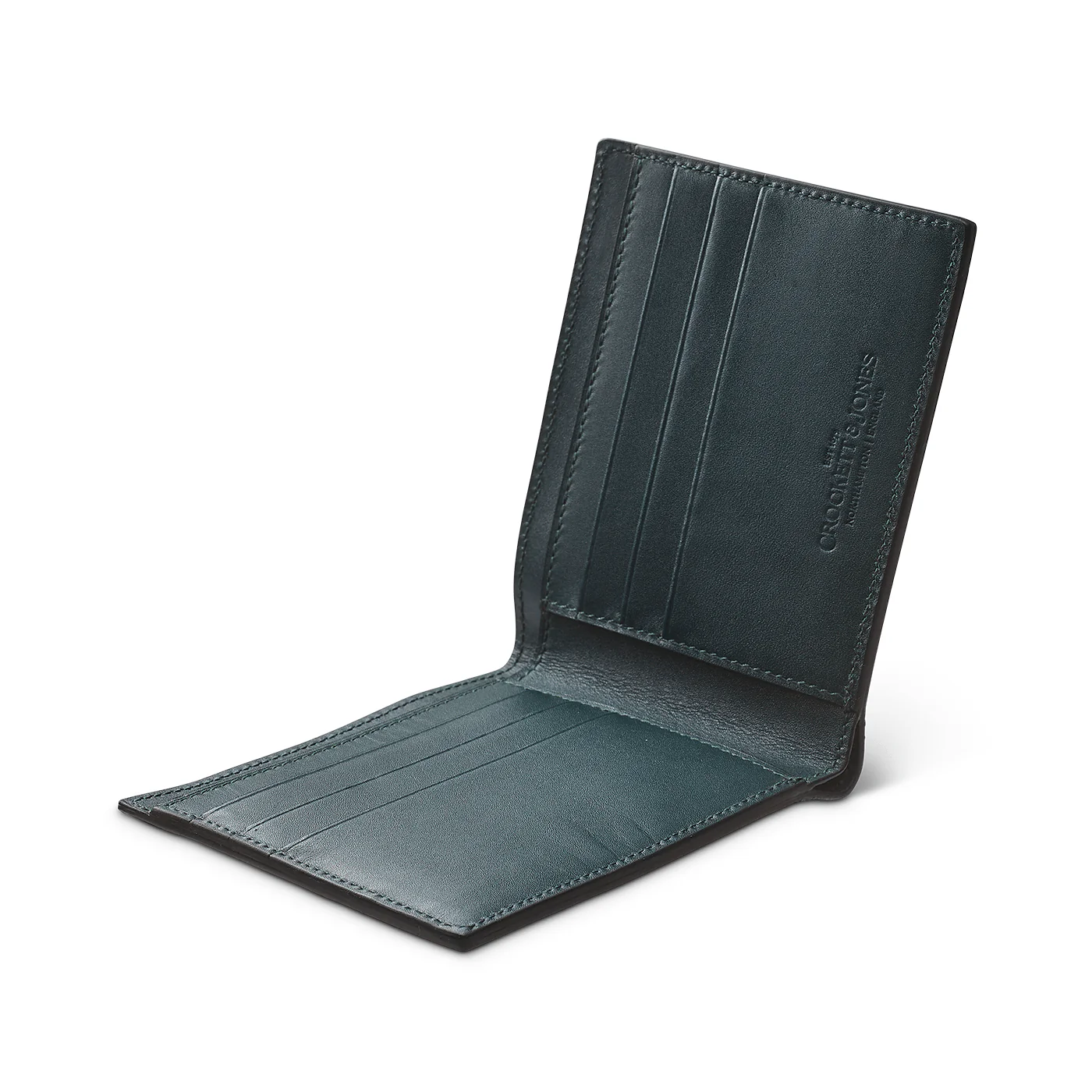 Billfold Wallet Green Rough-Out Suede - Image 3