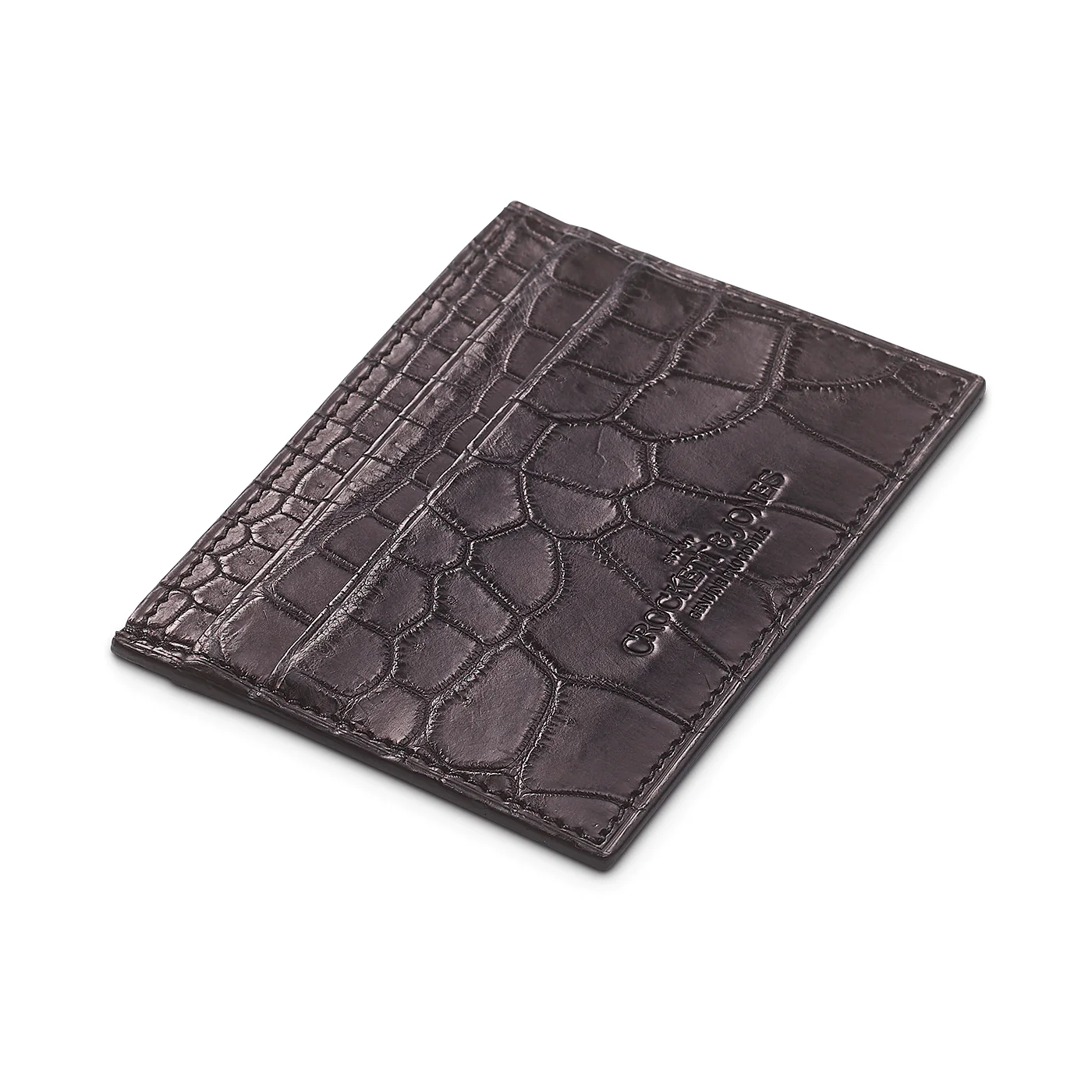 Card Holder Black Crocodile - Image 2
