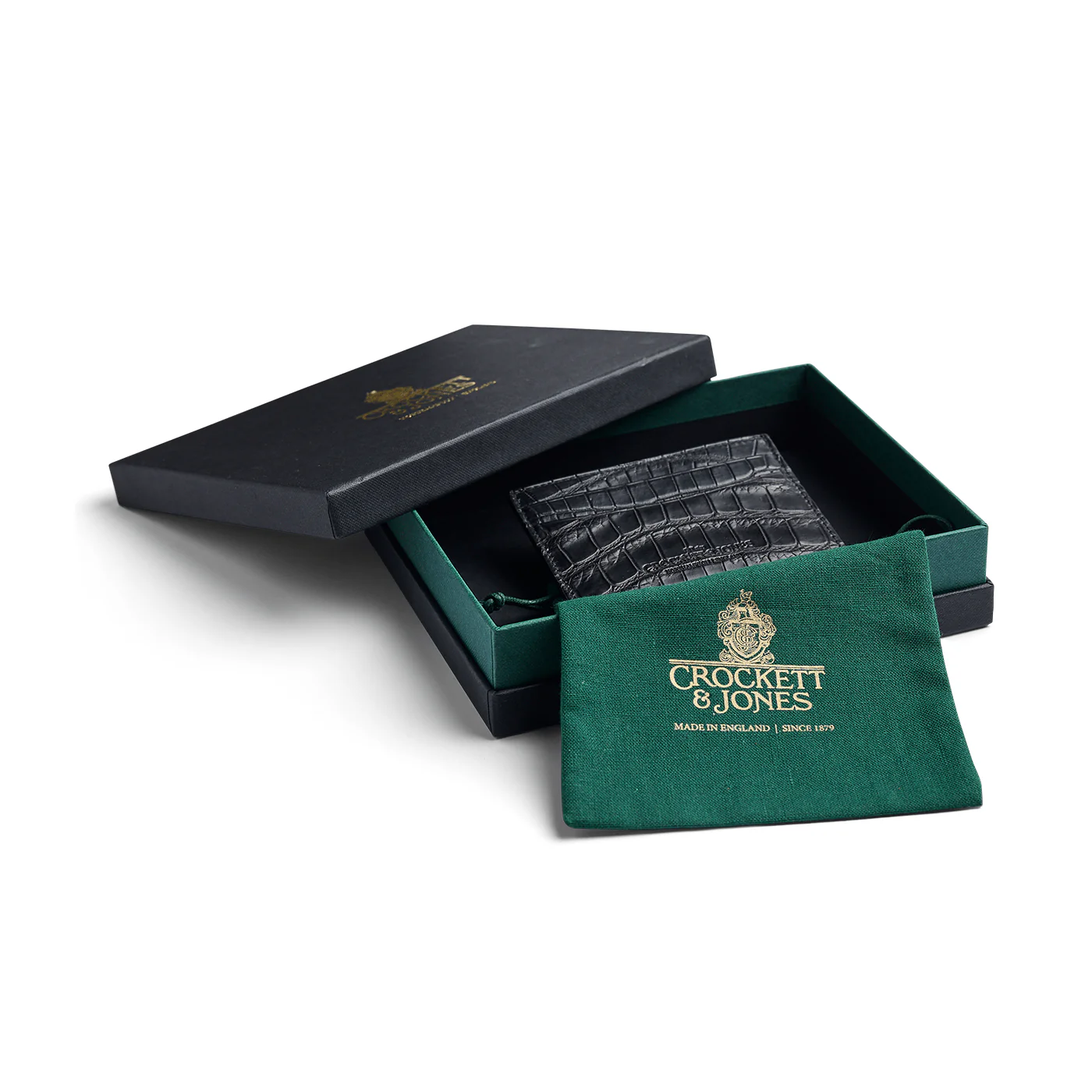 Card Holder Black Crocodile - Image 4
