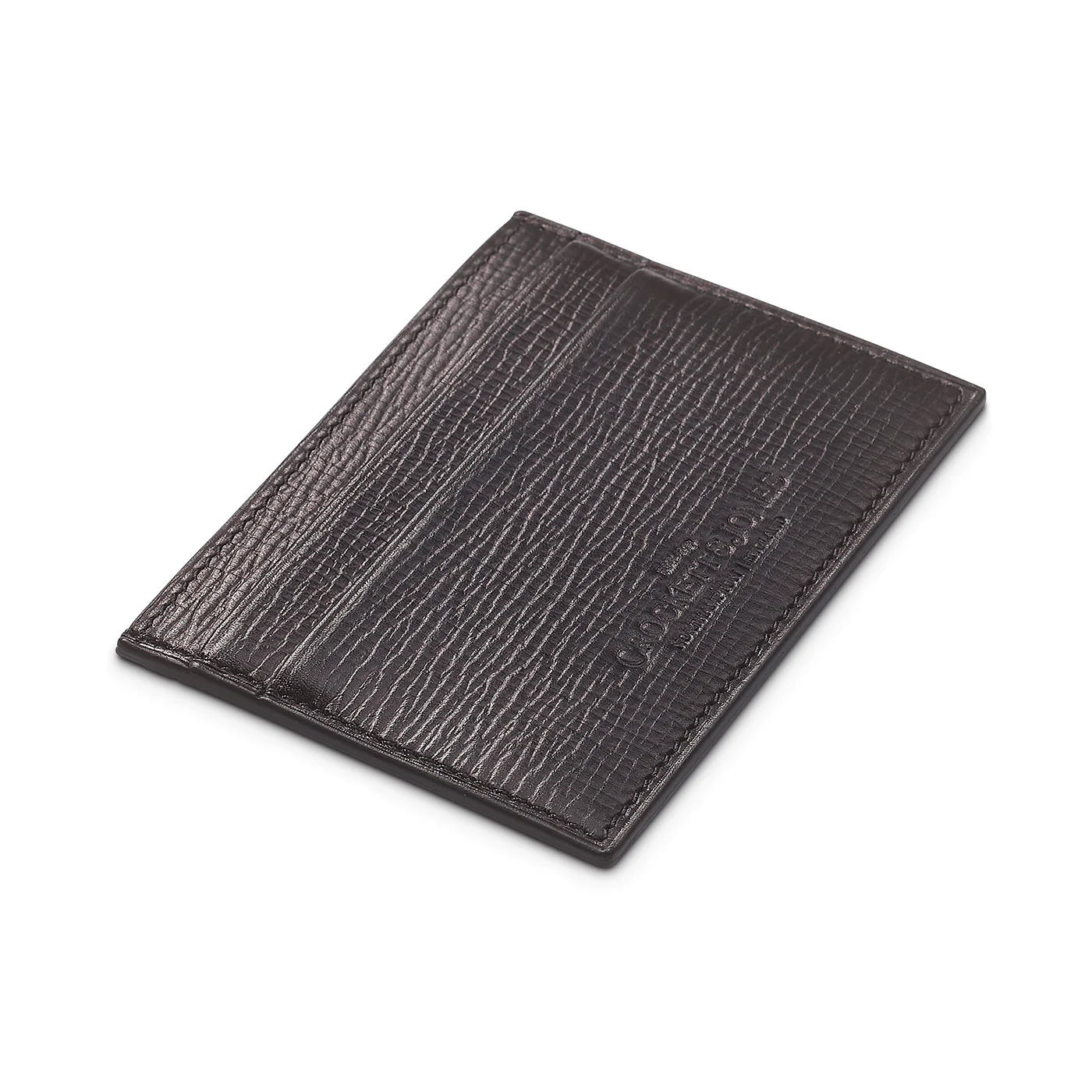 Card Holder Black Willow Grain - Image 2