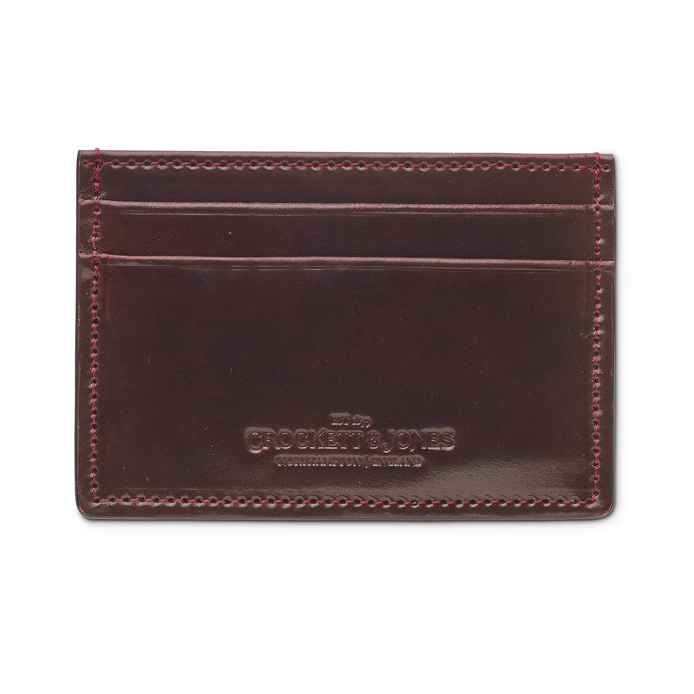 Card Holder Burgundy Cordovan - Image 3