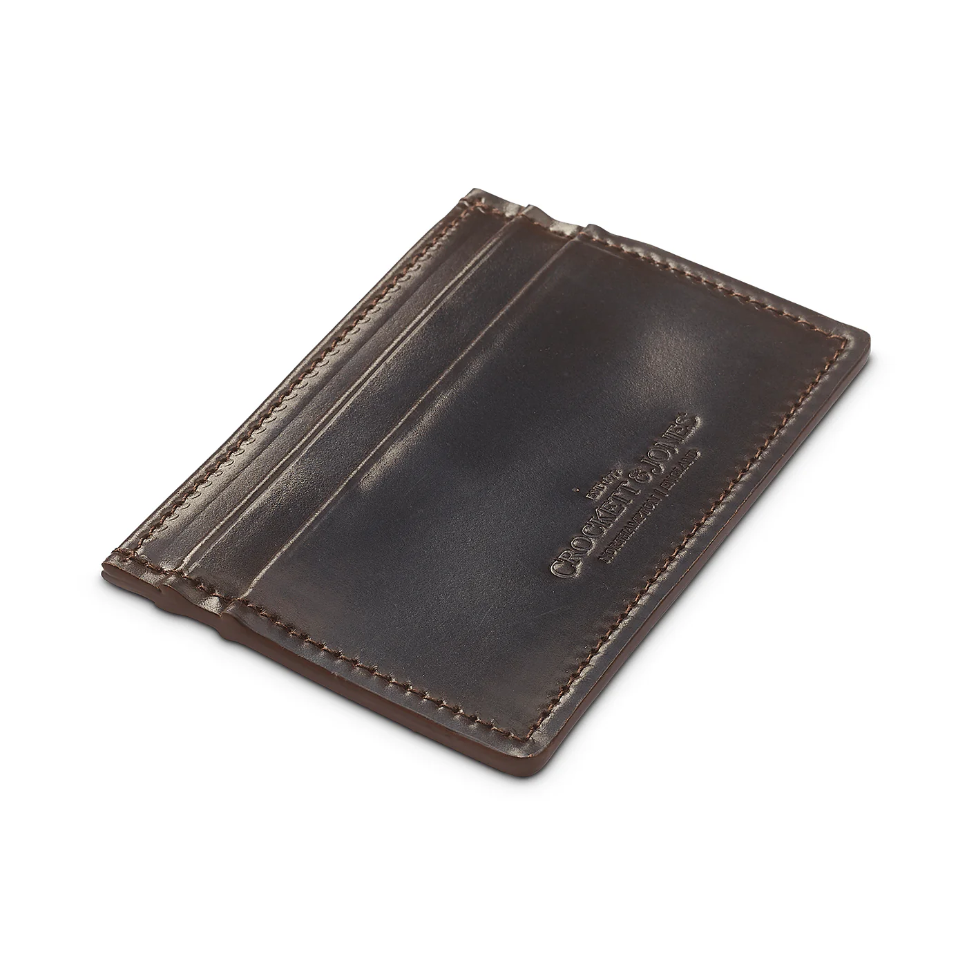 Card Holder Dark Brown Cordovan - Image 2