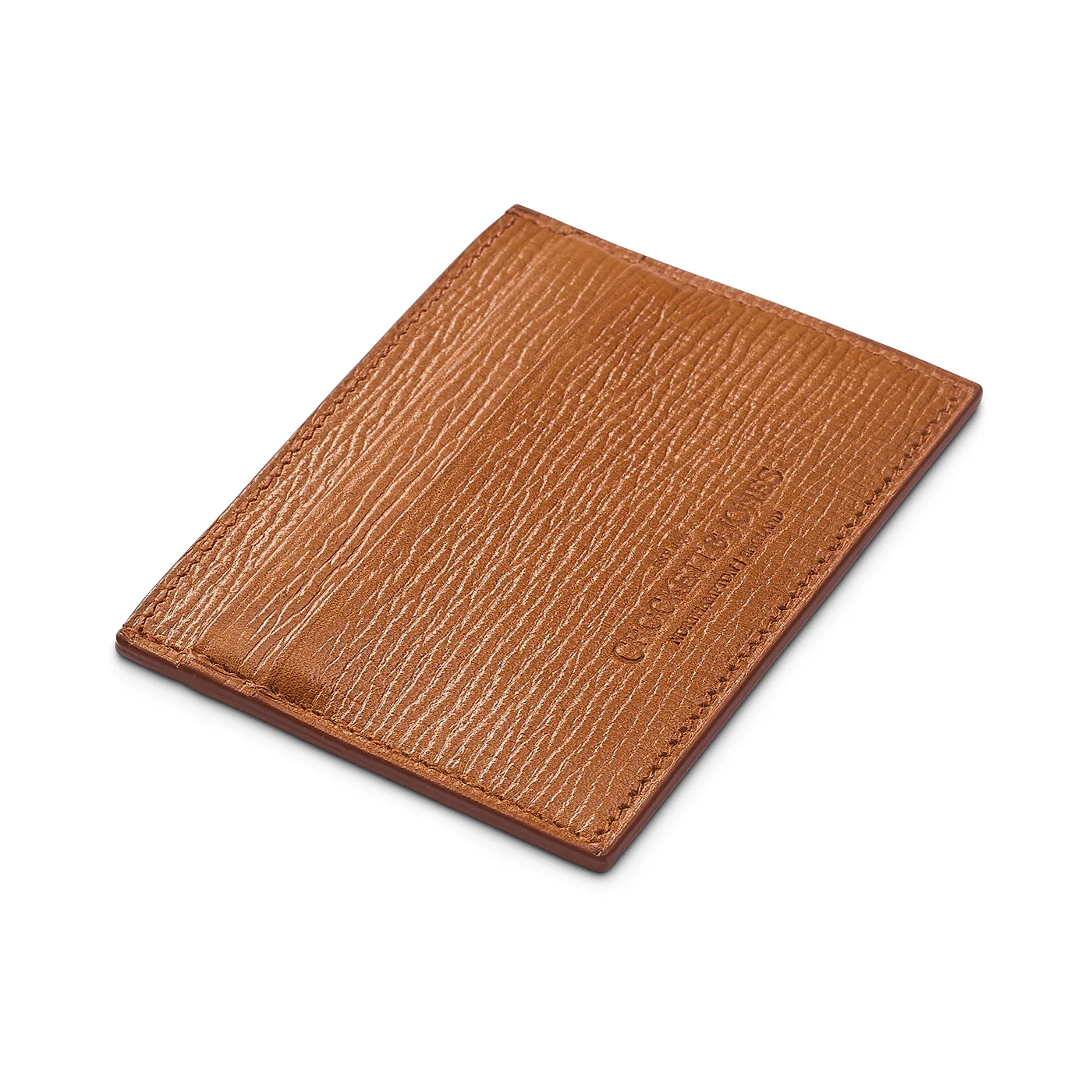 Card Holder Tan Willow Grain - Image 2
