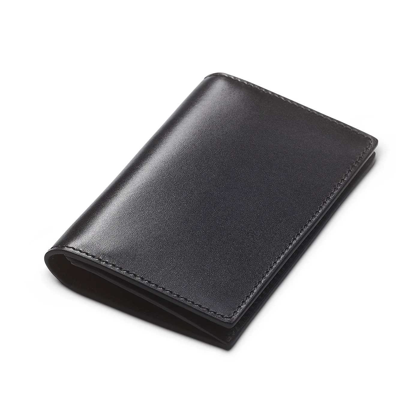 Folded Card Case Black Calf - Image 2