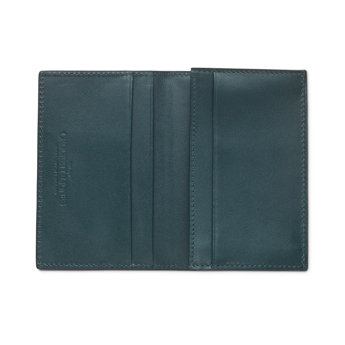 Folded Card Case Black Calf - Image 3