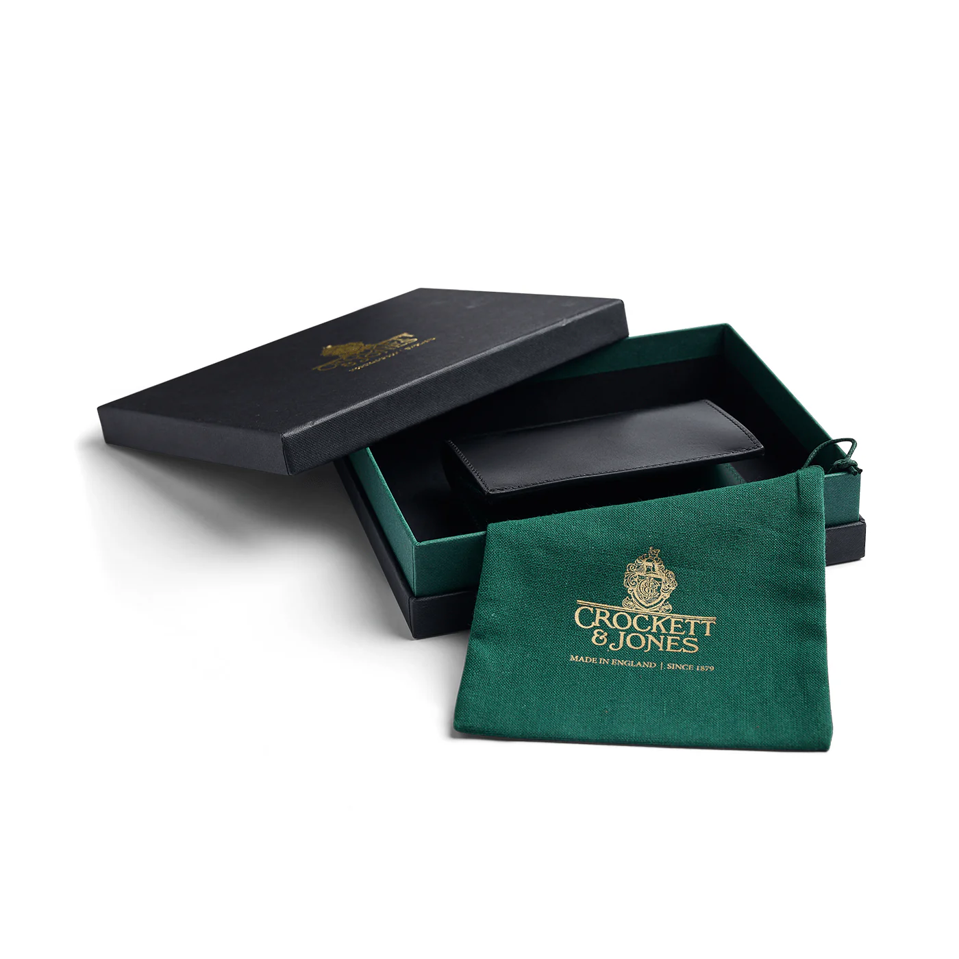 Folded Card Case Black Calf - Image 4