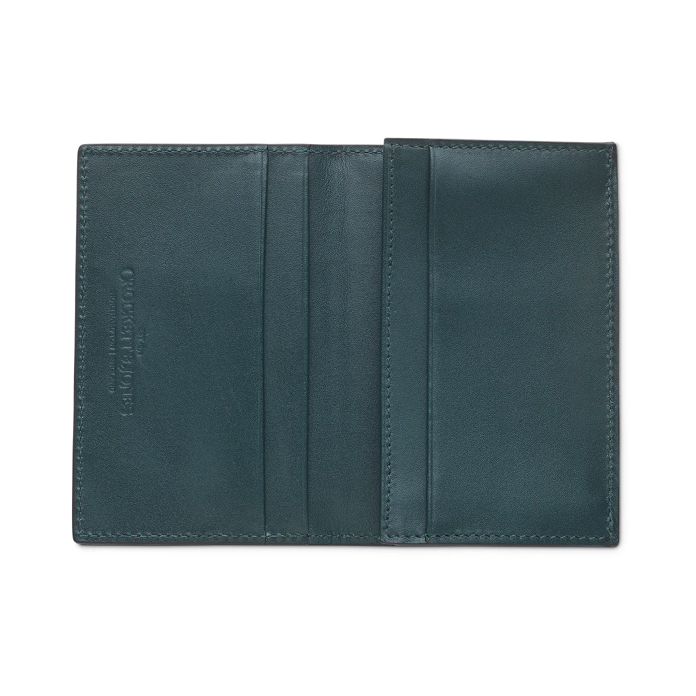 Folded Card Case Black Rough-Out Suede - Image 3